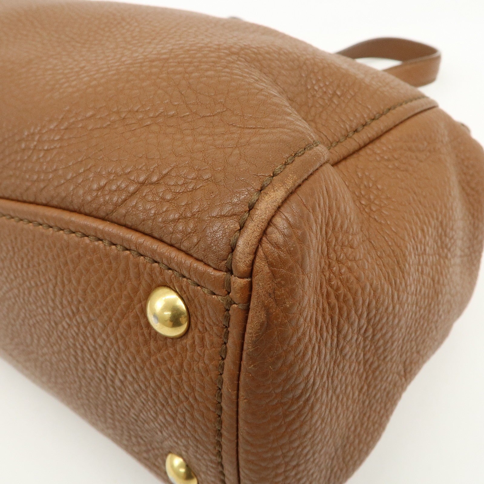 Miu Miu Hand Bag - Brown, Leather
