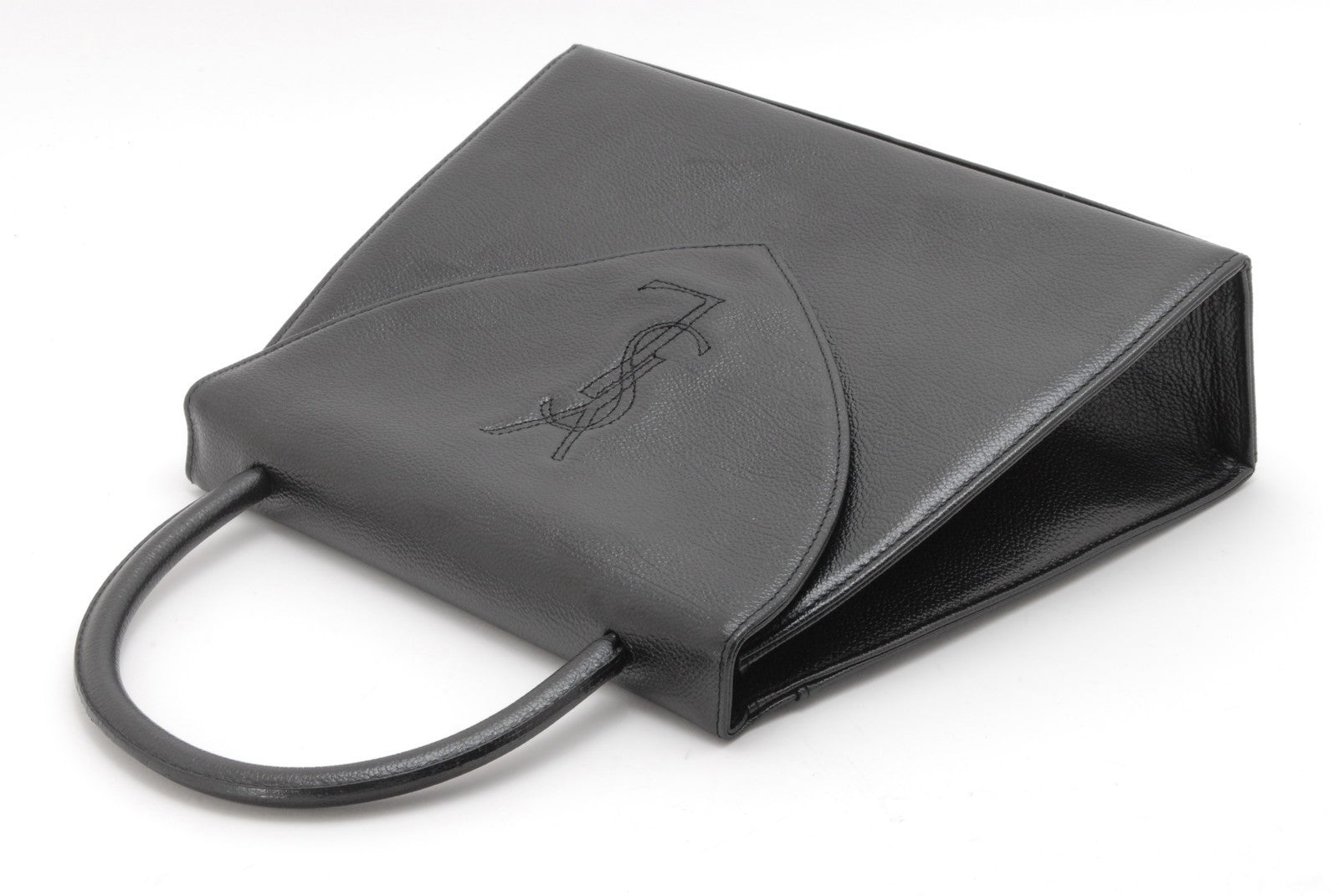 Yves Saint Laurent YSL Top Handle Handbag - Black, Leather