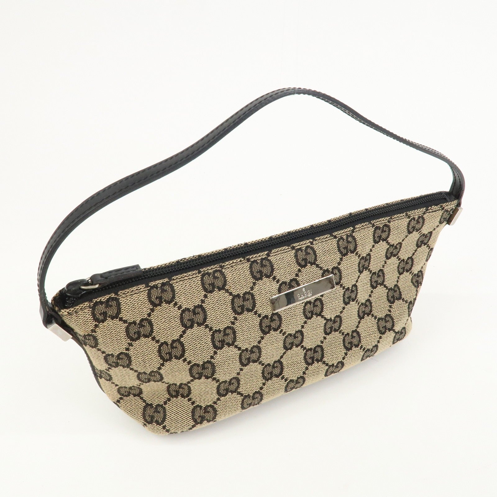 Gucci Boat Hand Bag - Beige, Canvas