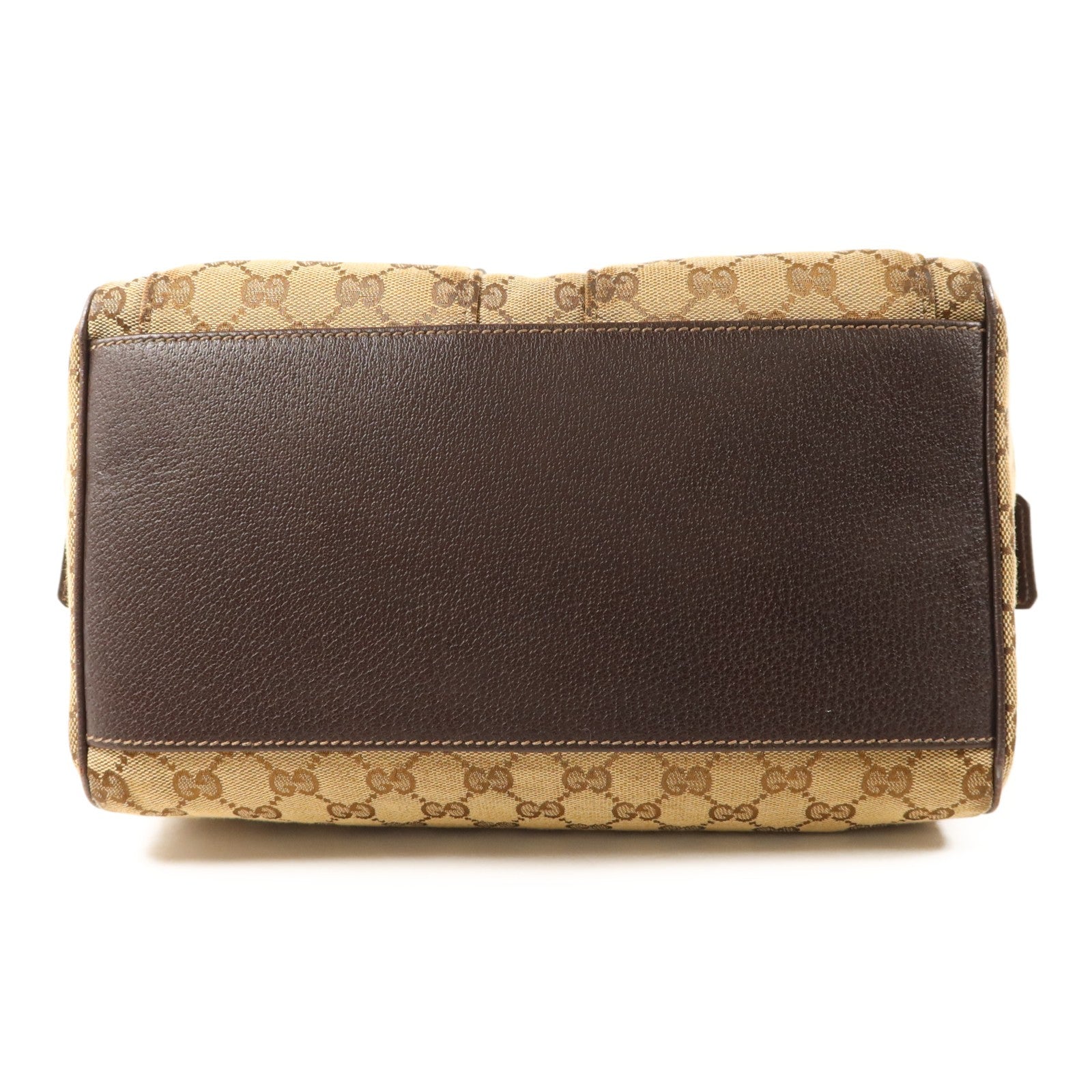 Gucci GG GHW Abbey Pocket Handbag - Brown, GG canvas