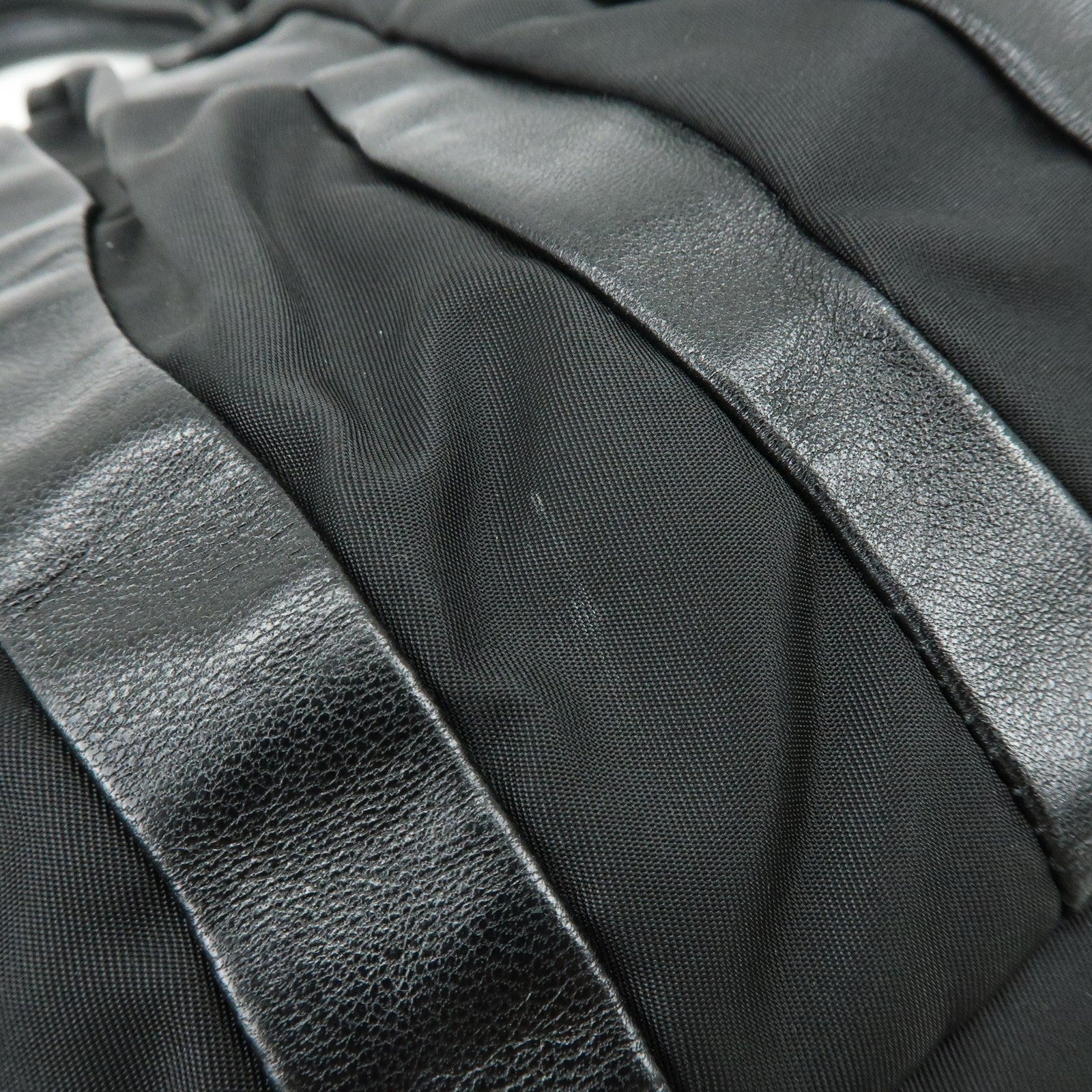 Prada Tote Bag - Black, Leather, Nylon