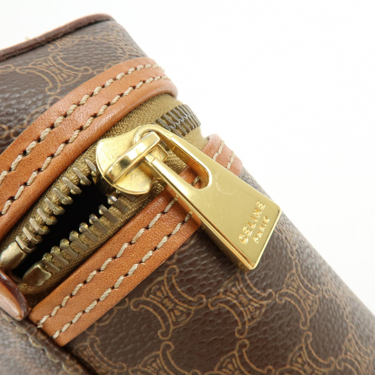 Celine Hand Bag - Brown, PVC Leather
