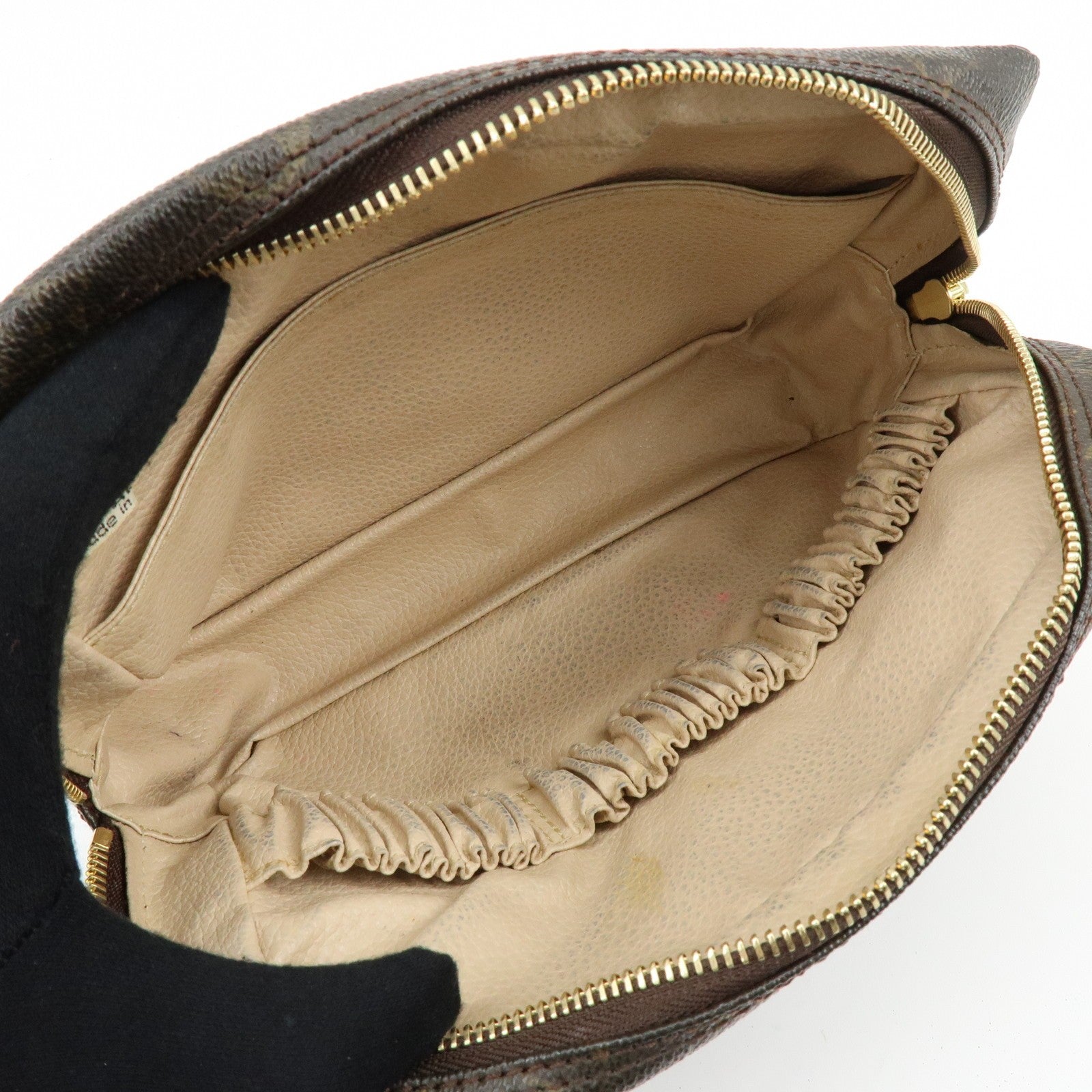 Louis Vuitton Trousse Toilette Monogram Clutch - Brown, Leather