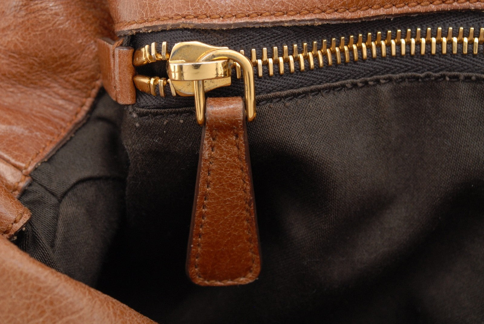 Miu Miu Vitello Lux 2Way Shoulder Hand Bag - Brown, Leather