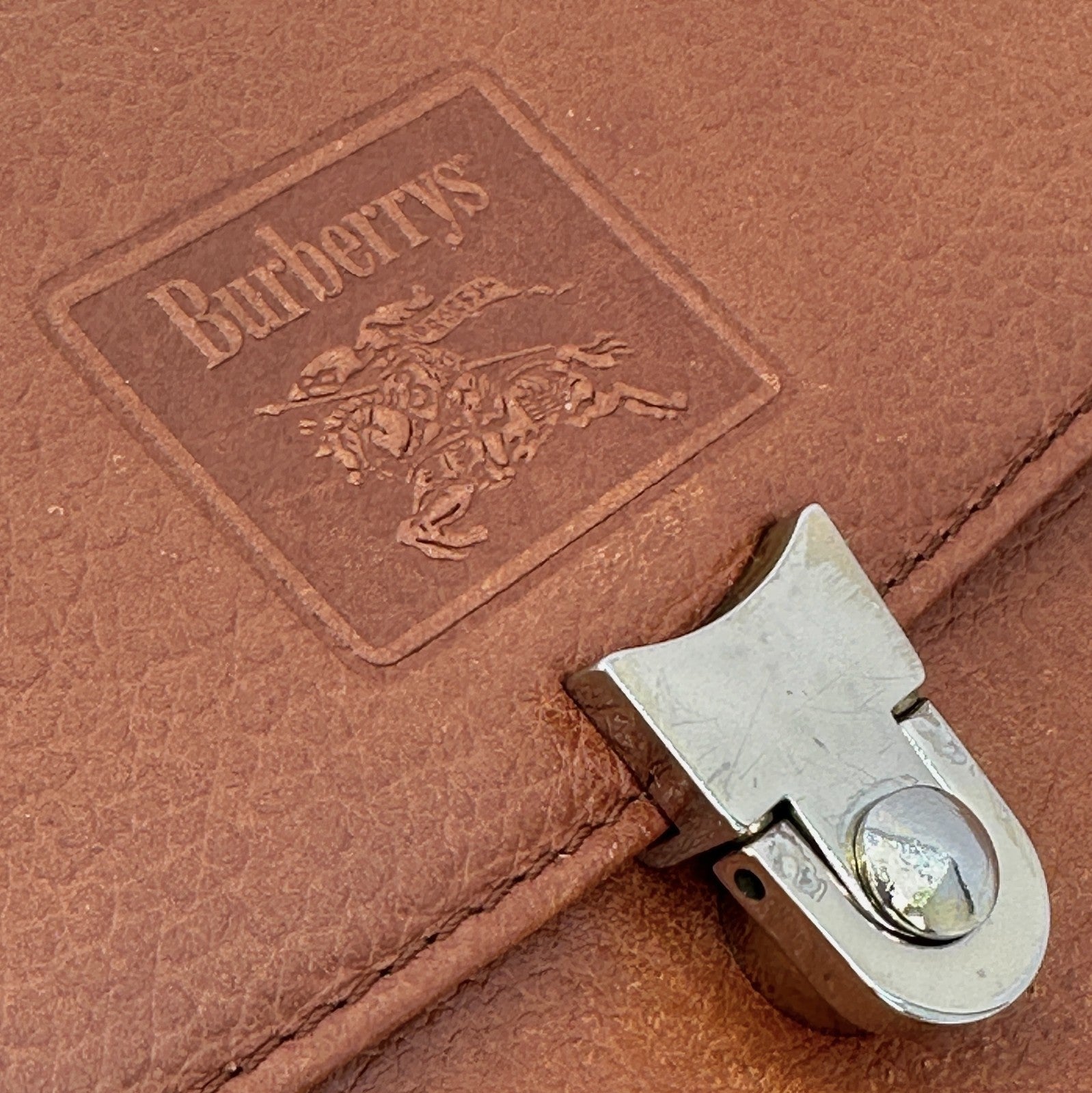 Burberry Vintage Hand Tote Bag - Brown, Leather
