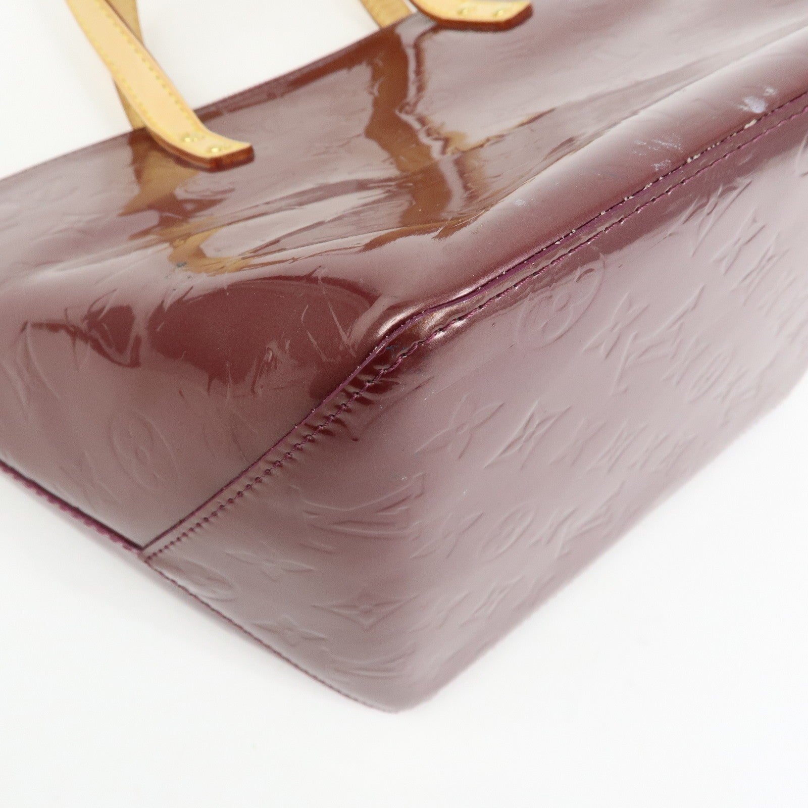 Louis Vuitton Monogram Vernis Bellevue PM Hand Bag Violet