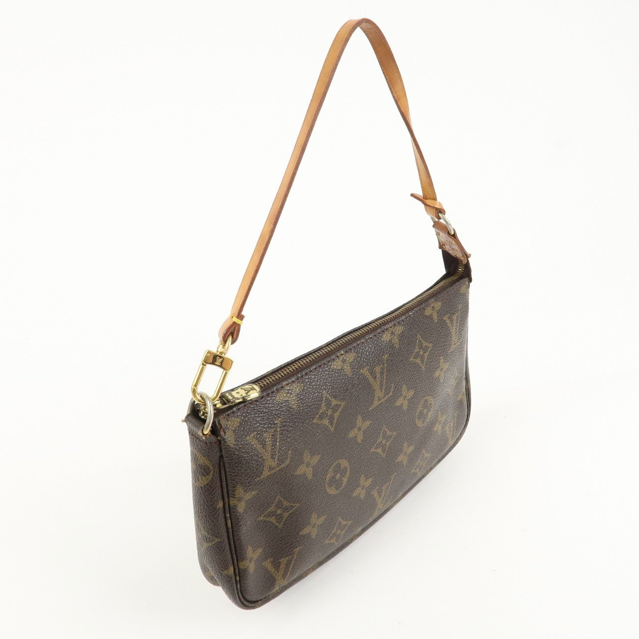 Louis Vuitton Pochette Hand Bag - Brown, Canvas