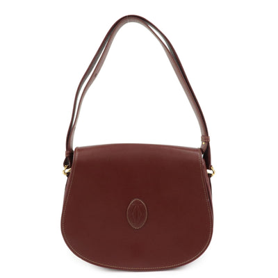 Cartier Must de Cartier Shoulder Bag - Bordeaux, Leather