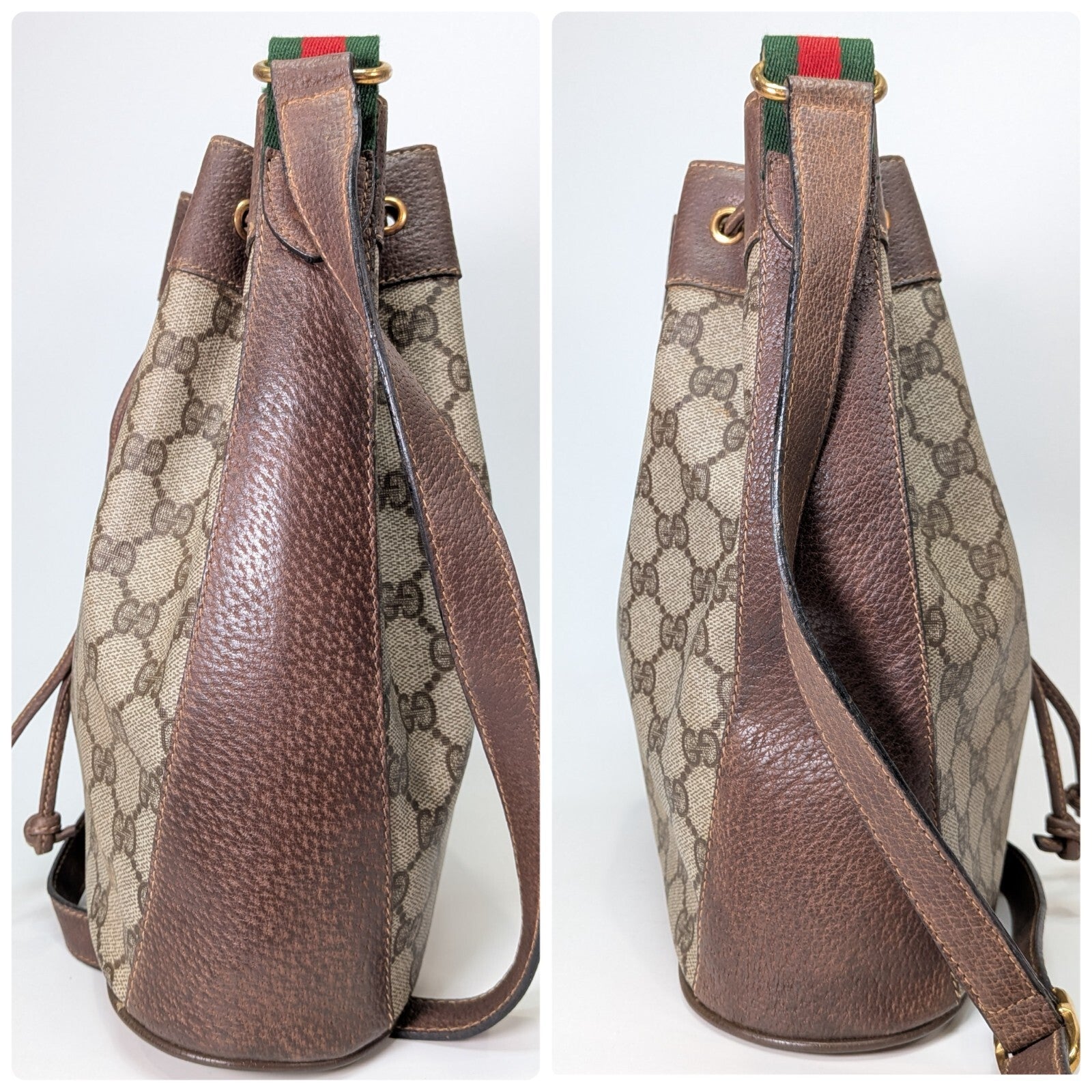 Gucci Sherry Shoulder Bag - Brown, PVC