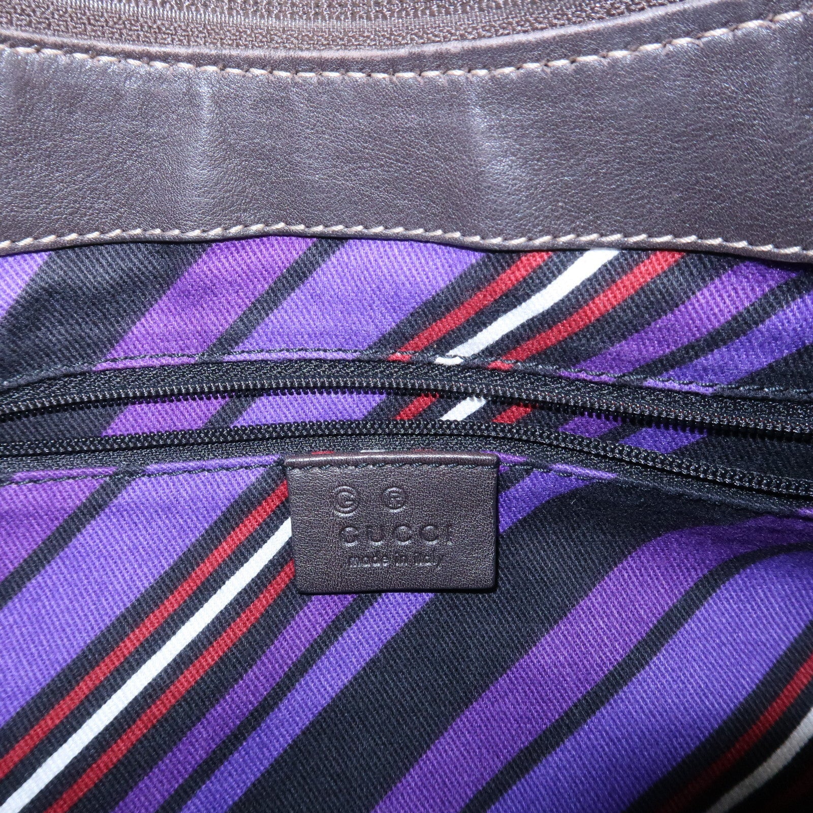 Gucci Shoulder Bag - Beige/Brown, GG Crystal Leather