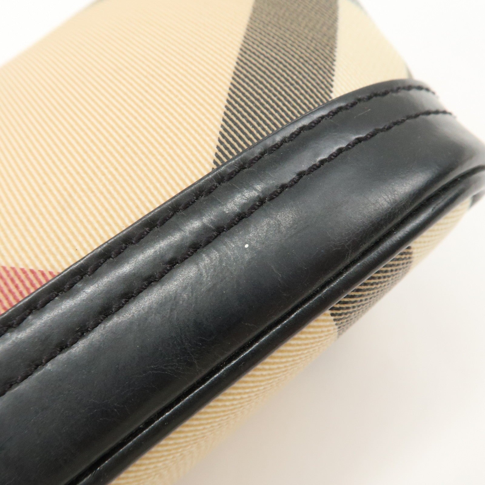 Burberry Boat Bag Handbag - Black, PVC