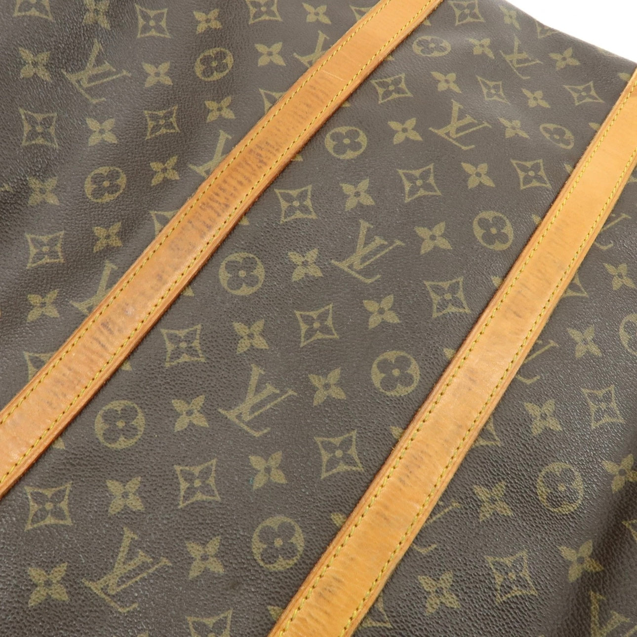 Louis Vuitton Monogram Keep All Bandouliere 55 Boston Bag