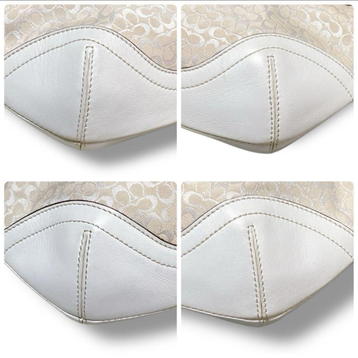 Coach Signature White Shoulder bag