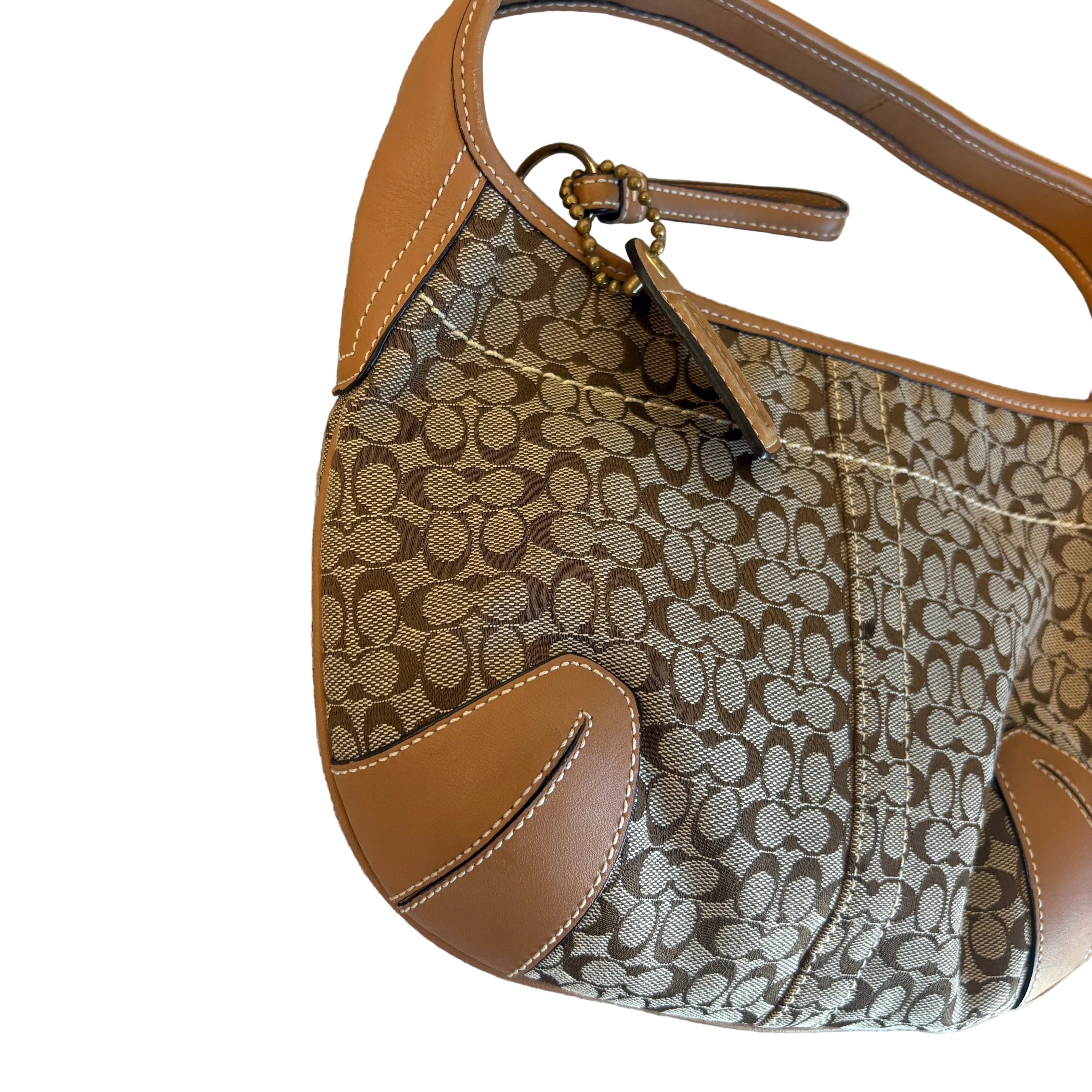 Coach Signature brown bag