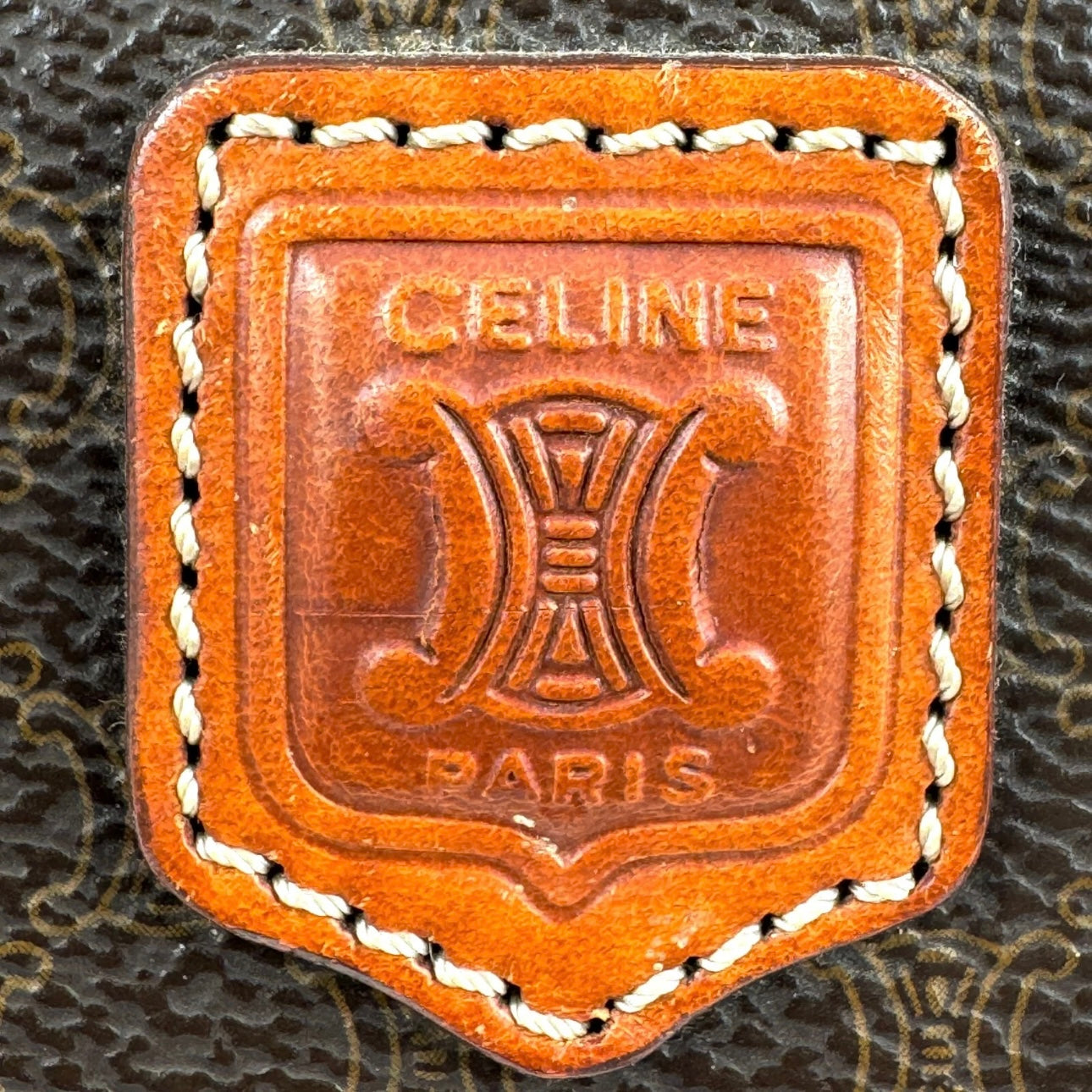 CELINE Macadam Clutch Bag