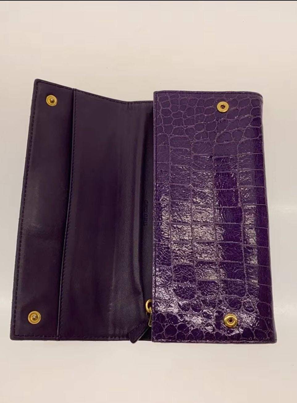 Miu Miu leather Purple Wallet