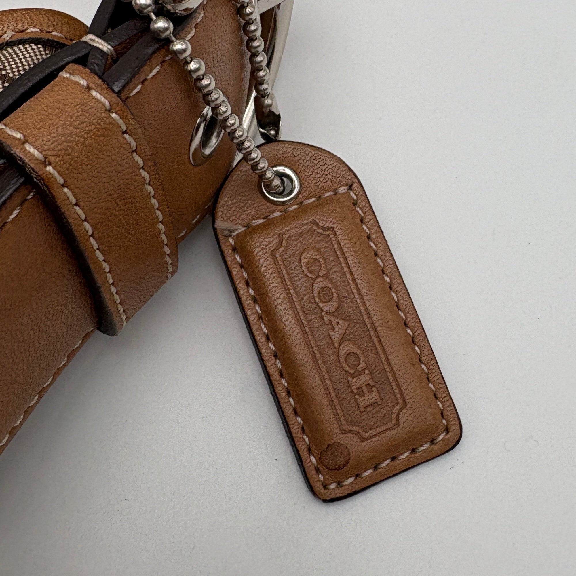 Coach signature shoulder bag