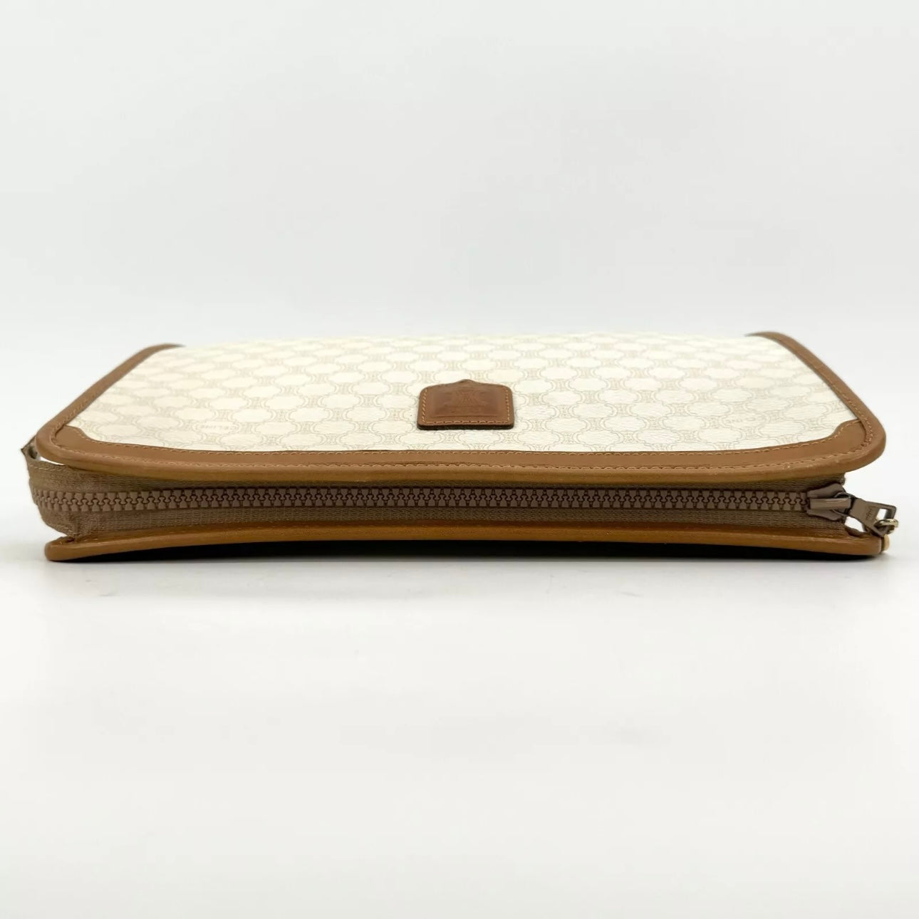 CELINE Macadam Clutch Bag Ivory