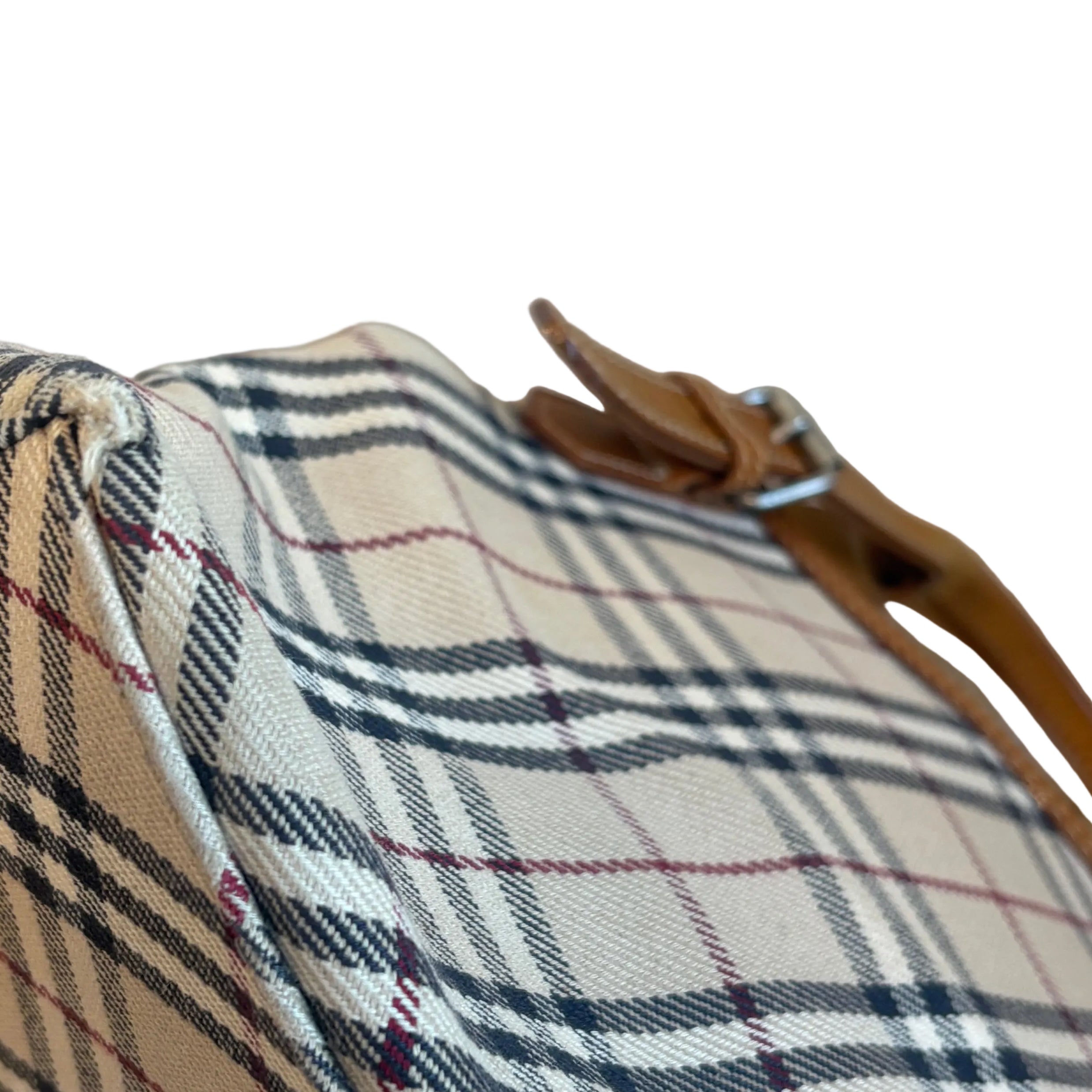 Burberry plaid nove shoulder bag