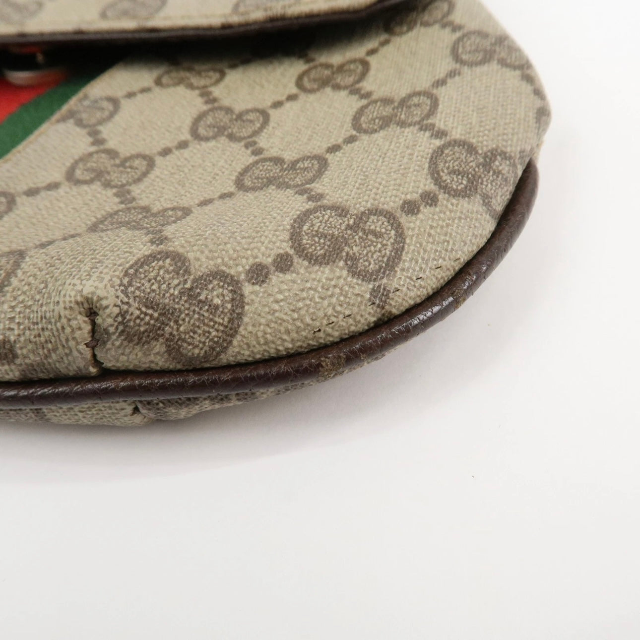 GUCCI GG Supreme Cosmetic Pouch Clutch Bag