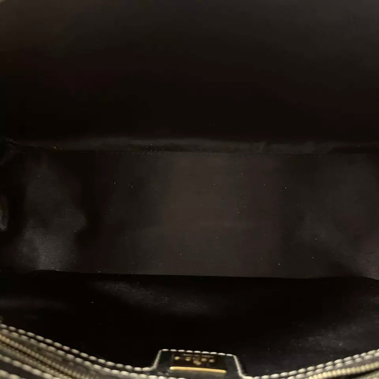 FENDI FF Mini Shoulder Bag Black Leather