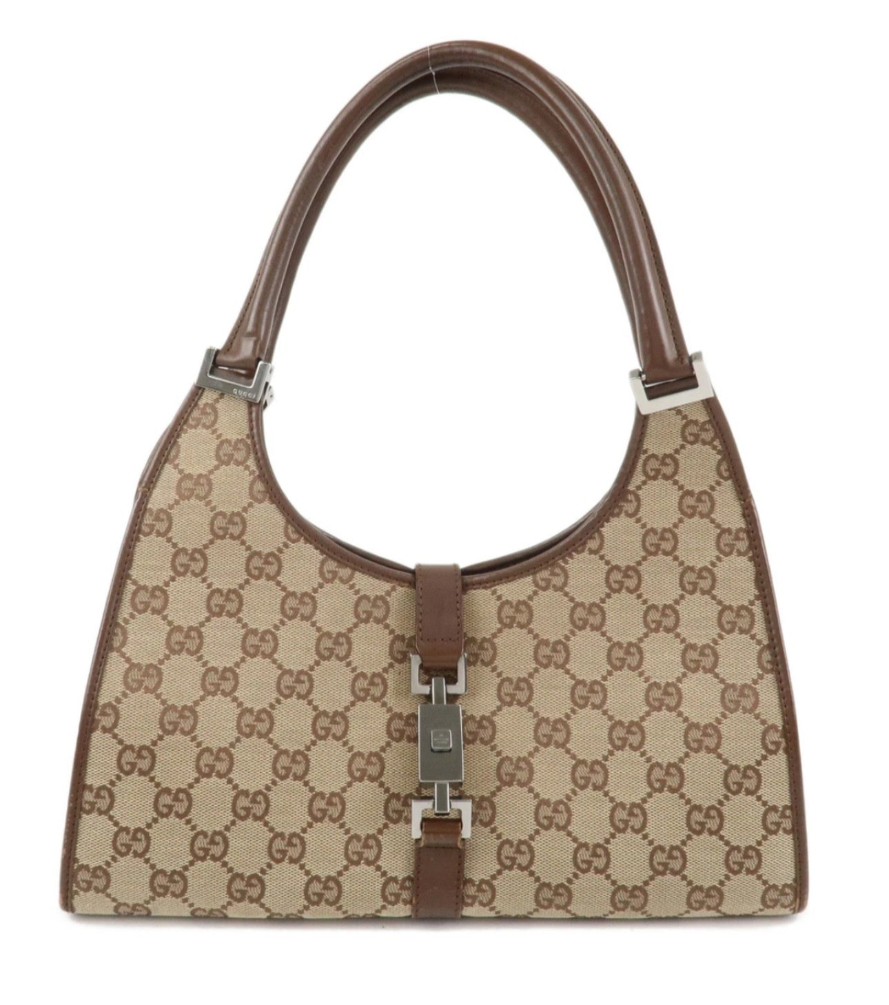 GUCCI Jackie Leather Shoulder Bag