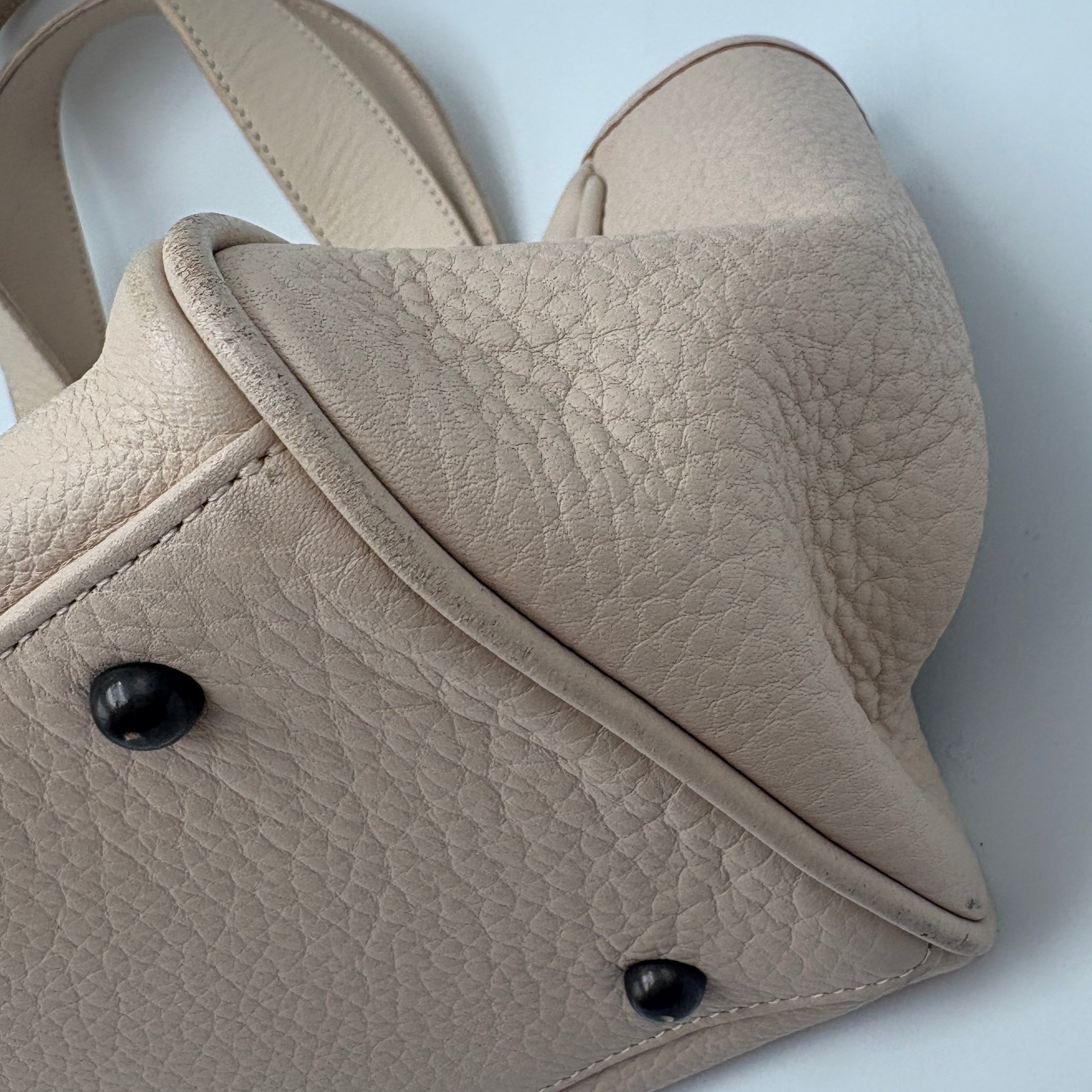 Chloe Tote Bag Leather Beige