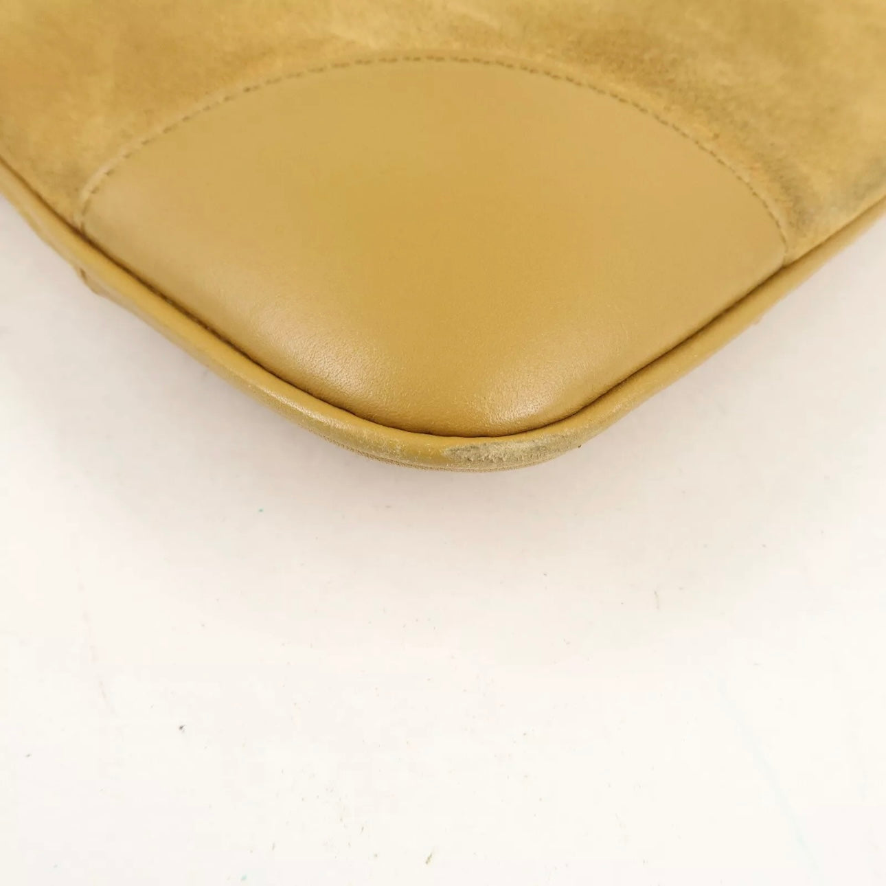 GUCCI Bamboo Suede Leather Shoulder Bag