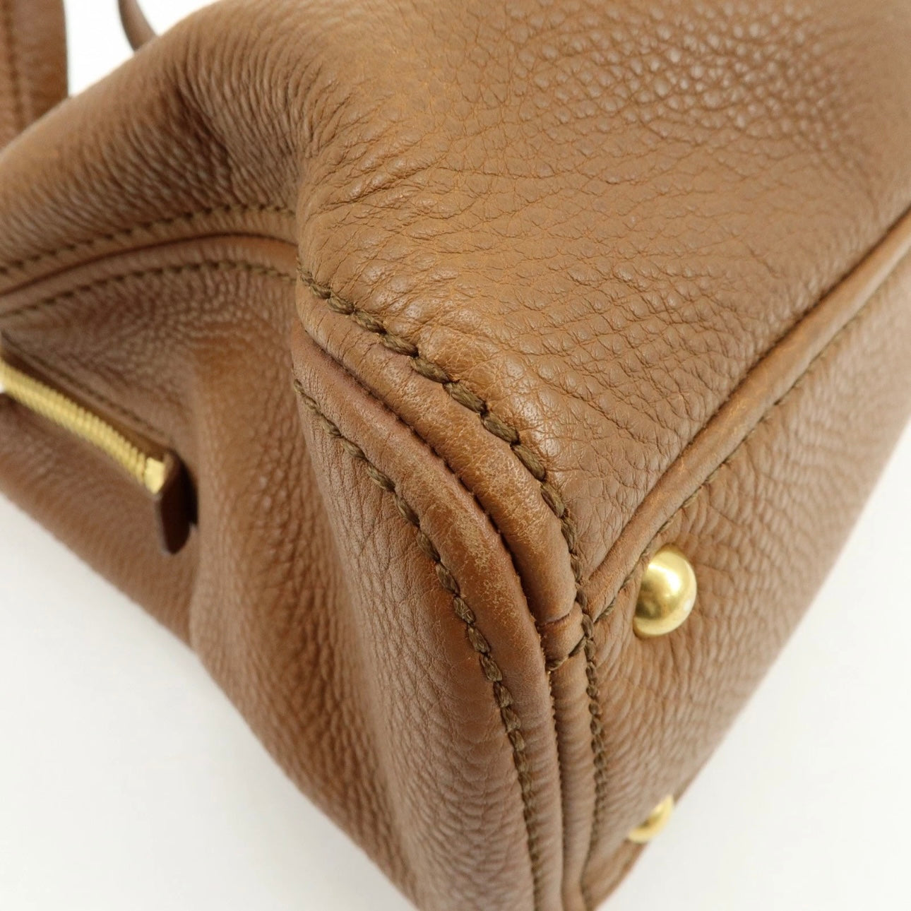 MIU MIU Leather Vitello Caribu Bag