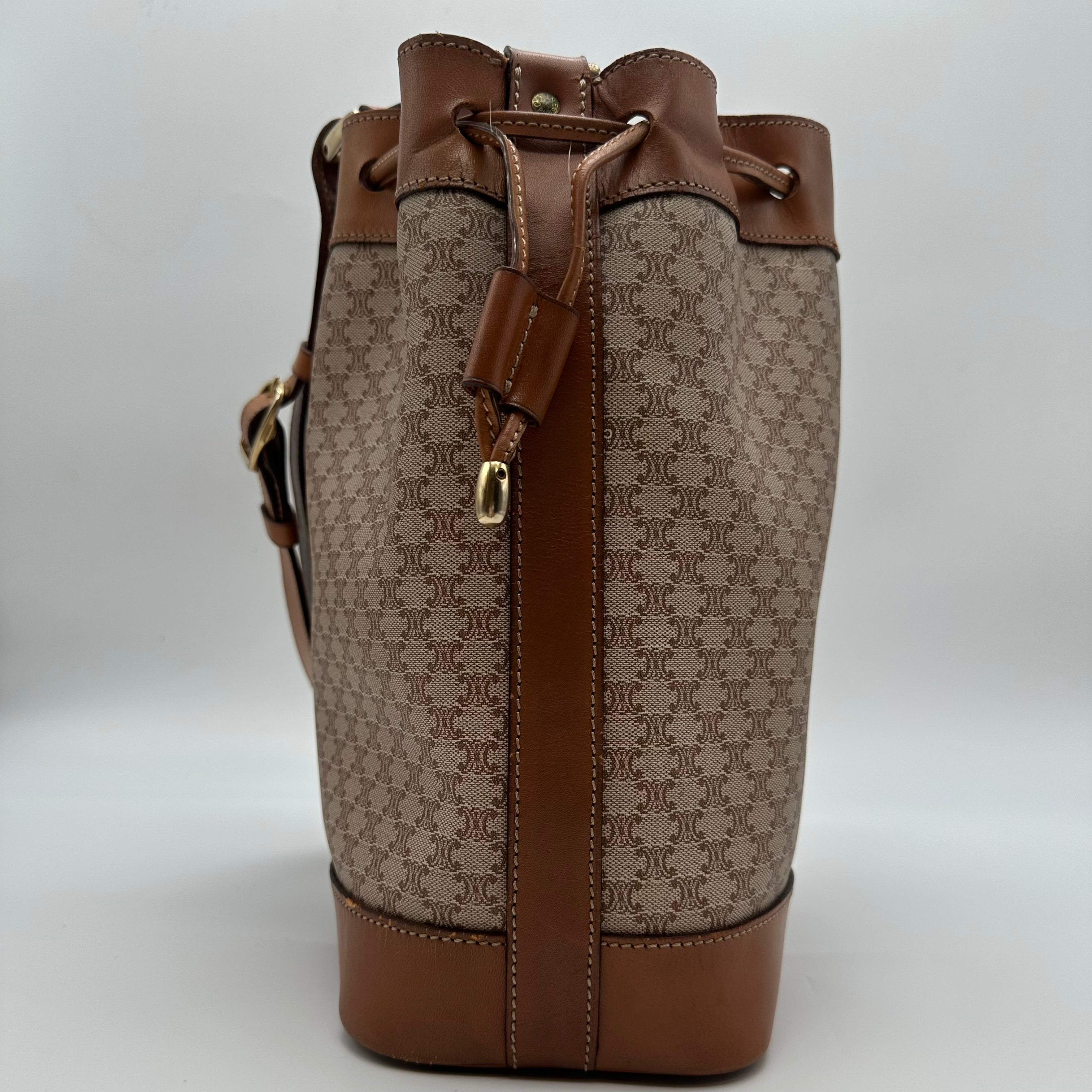 Celine Macadam Shoulder Bucket bag