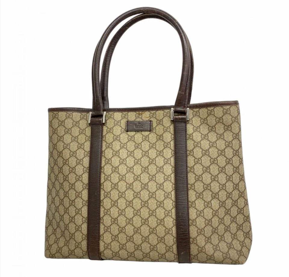 GUCCI GG SUPREME SHOULDER TOTE BAG