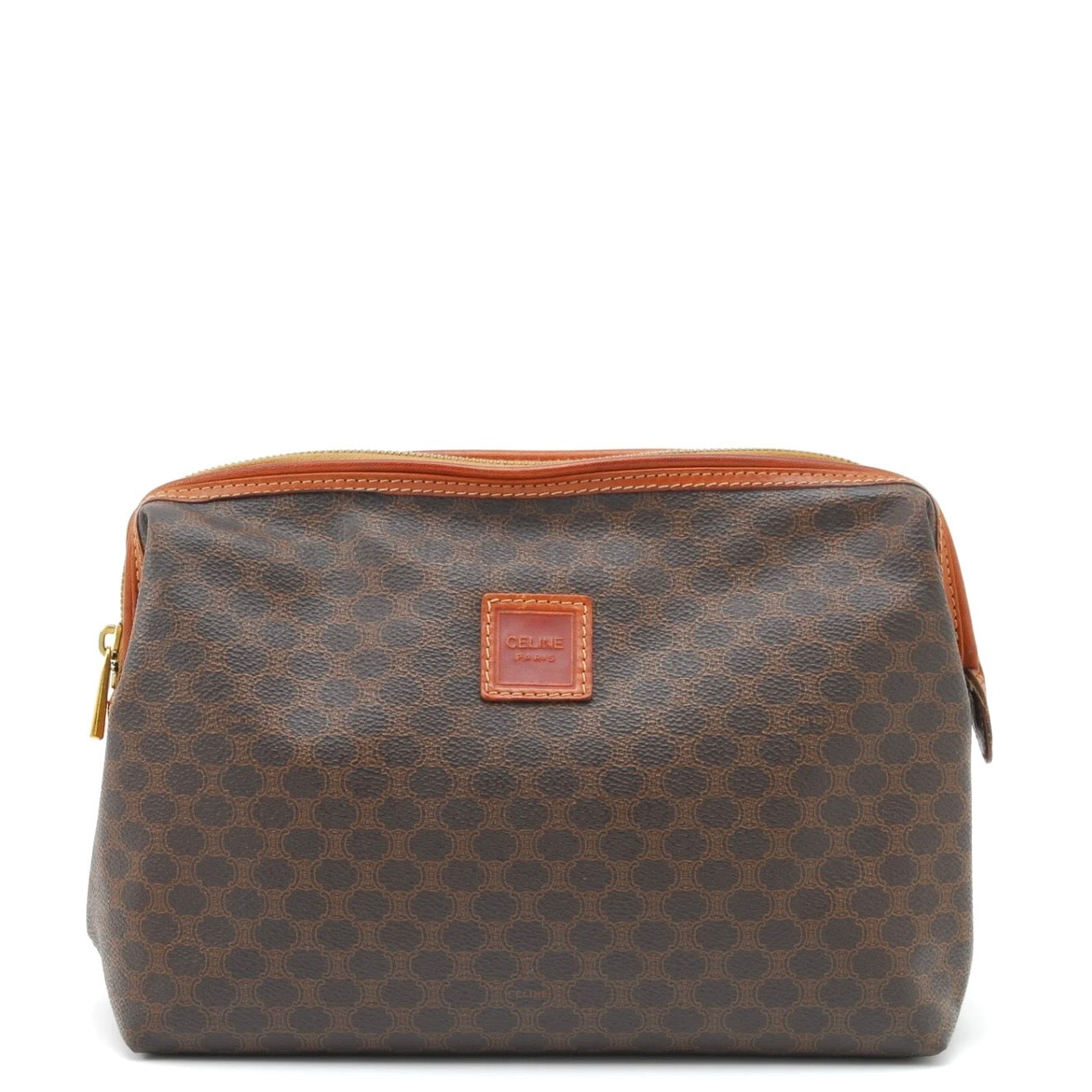 Celine Pouch Clutch Bag - Brown, PVC