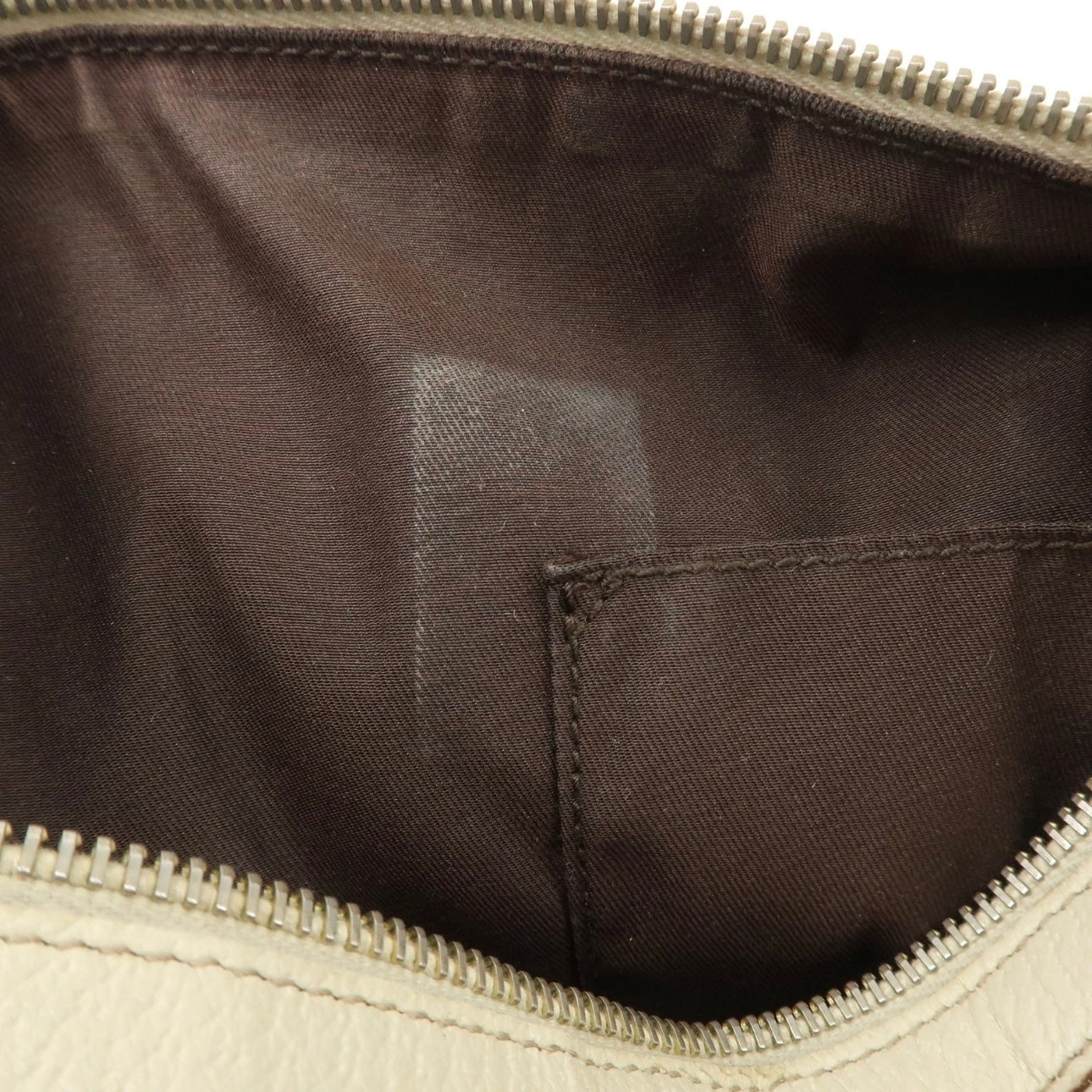 GUCCI Abbey GG Canvas Leather Boston Bag