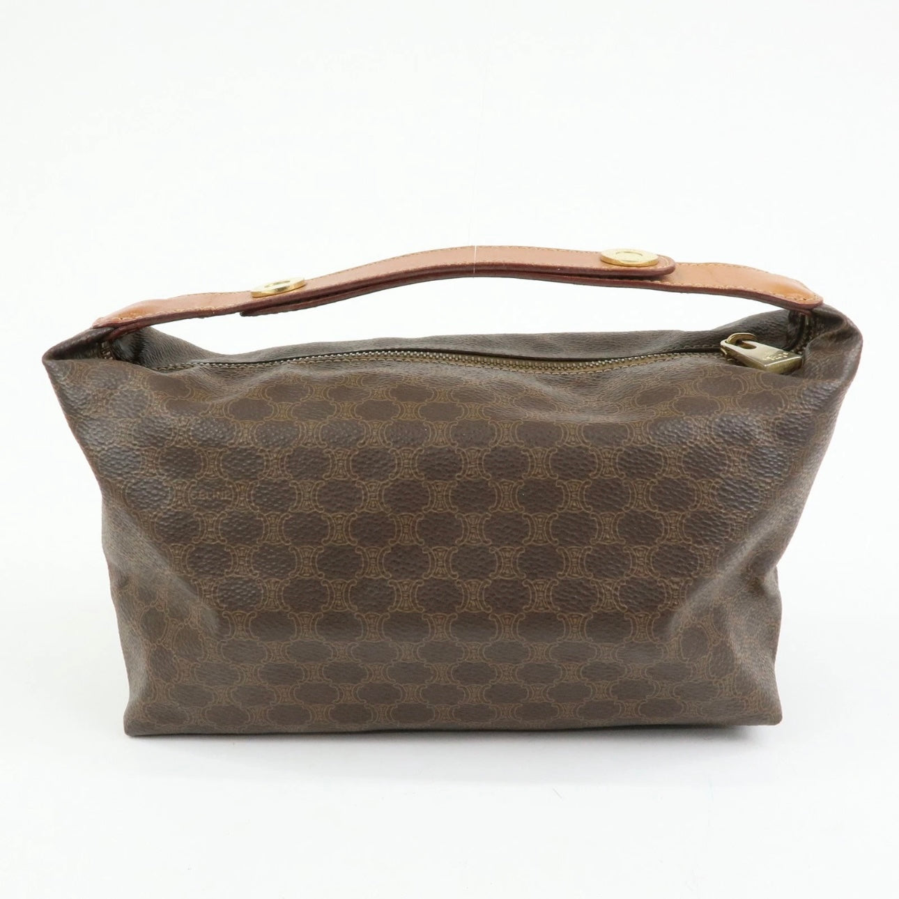 Celine Macadam Handbag Pochette - Brown, PVC