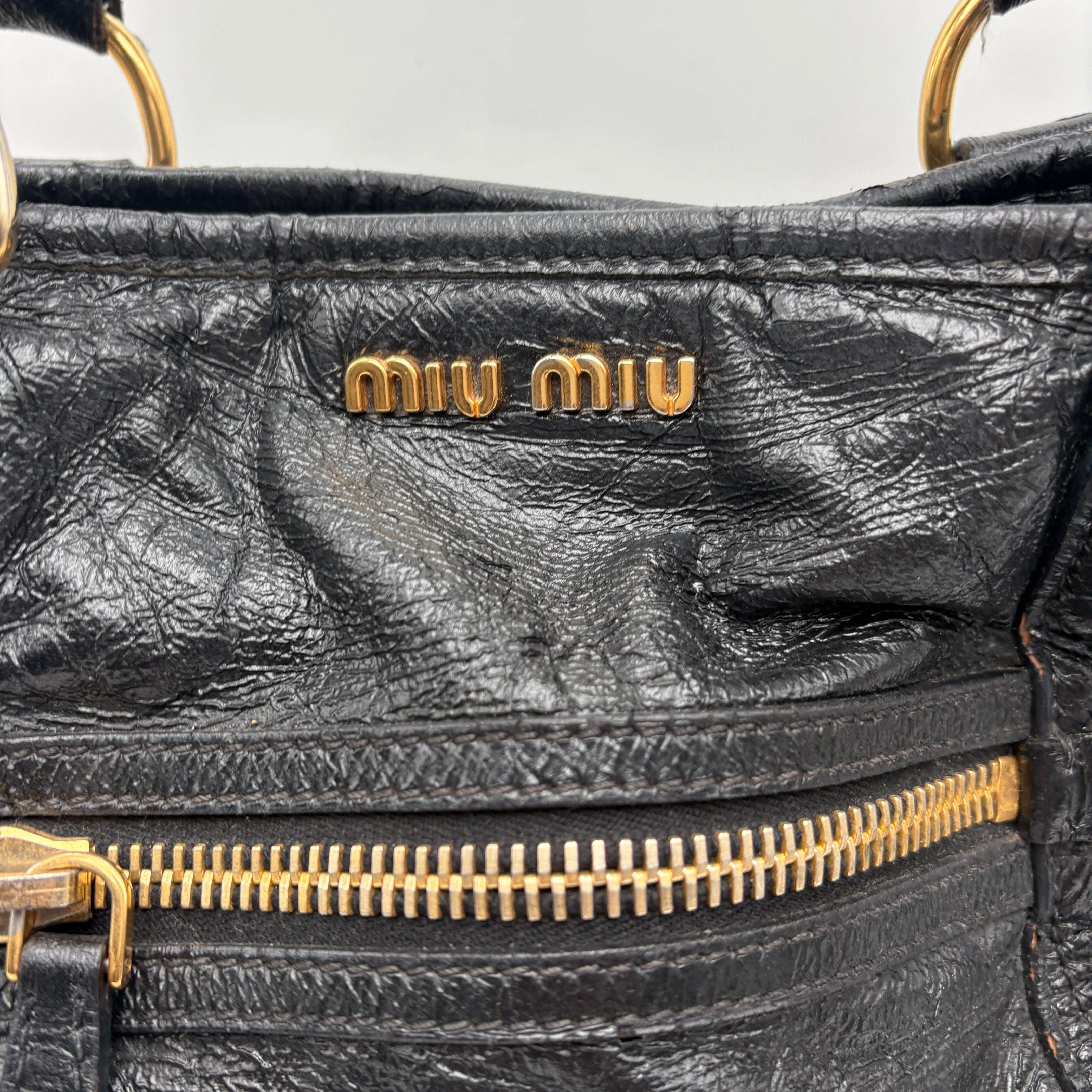 Miu Miu Leather Hand & Crossbody bag