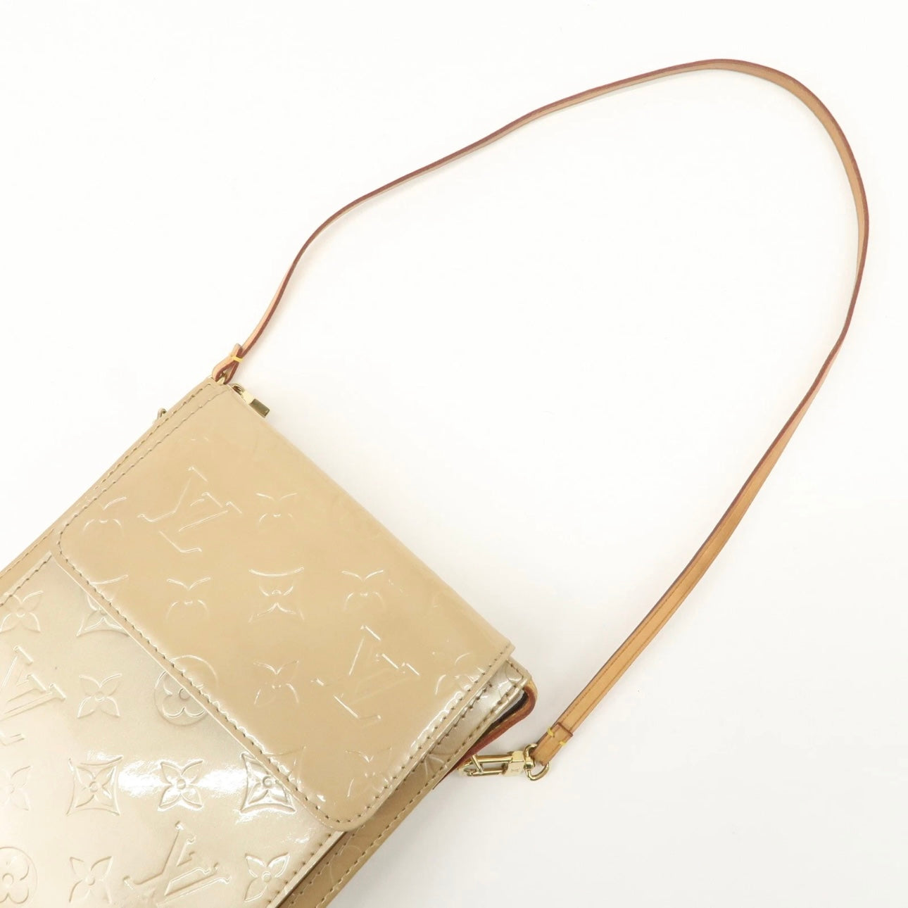 Louis Vuitton Monogram Vernis Motte Shoulder Bag Noisette