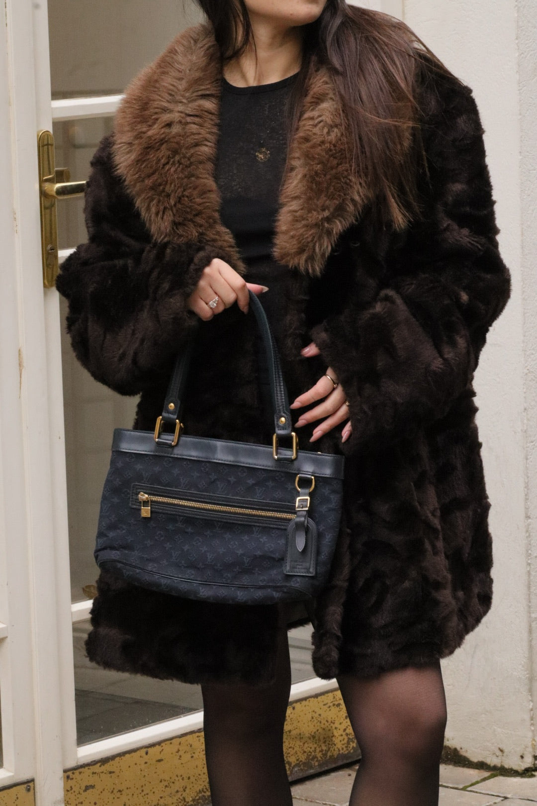 Louis Vuitton Monogram Mini Lucille PM Tote Bag - TST Blue, Monogram Mini Canvas
