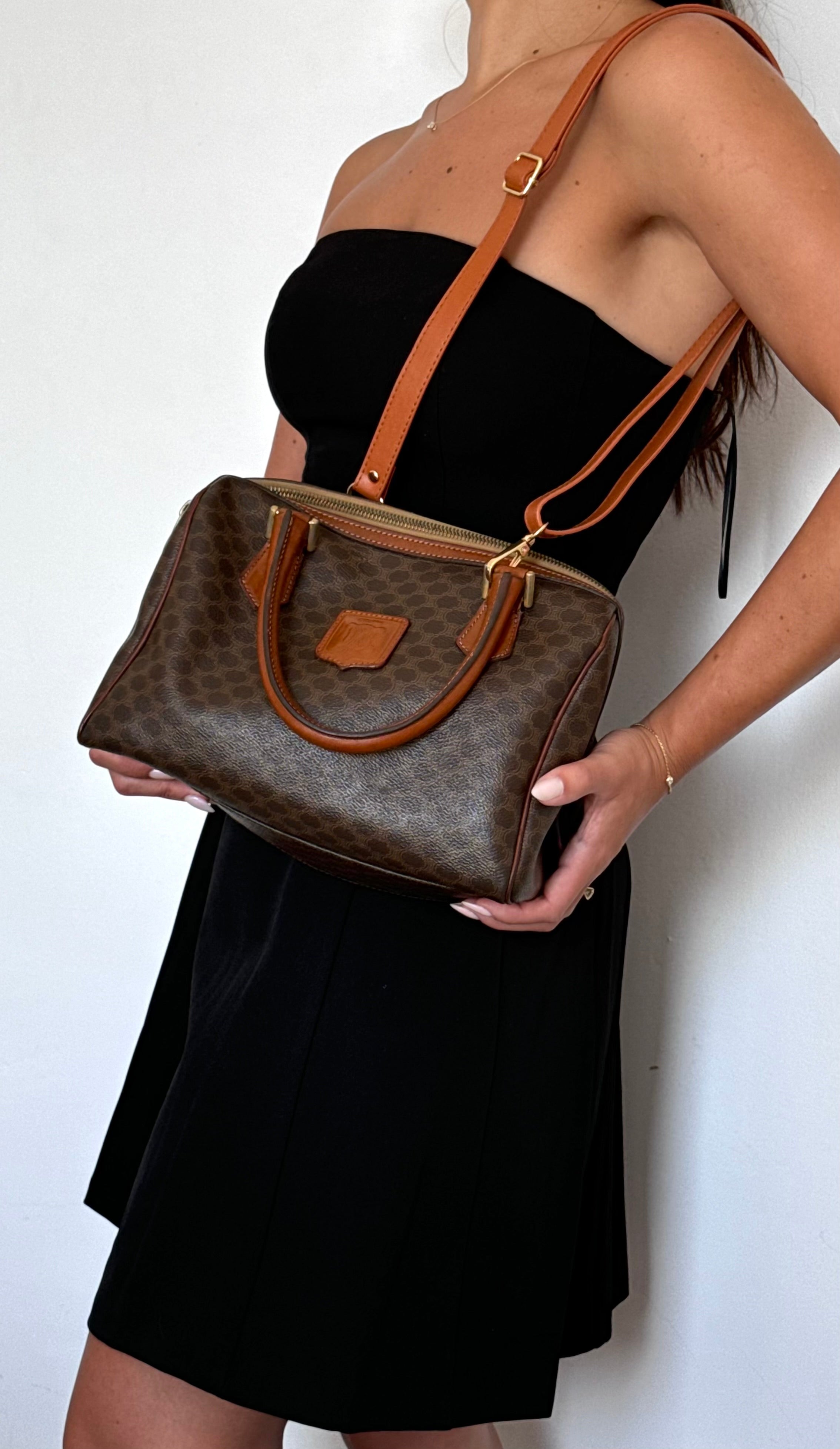 Macadam Pattern 2way Mini Boston Bag