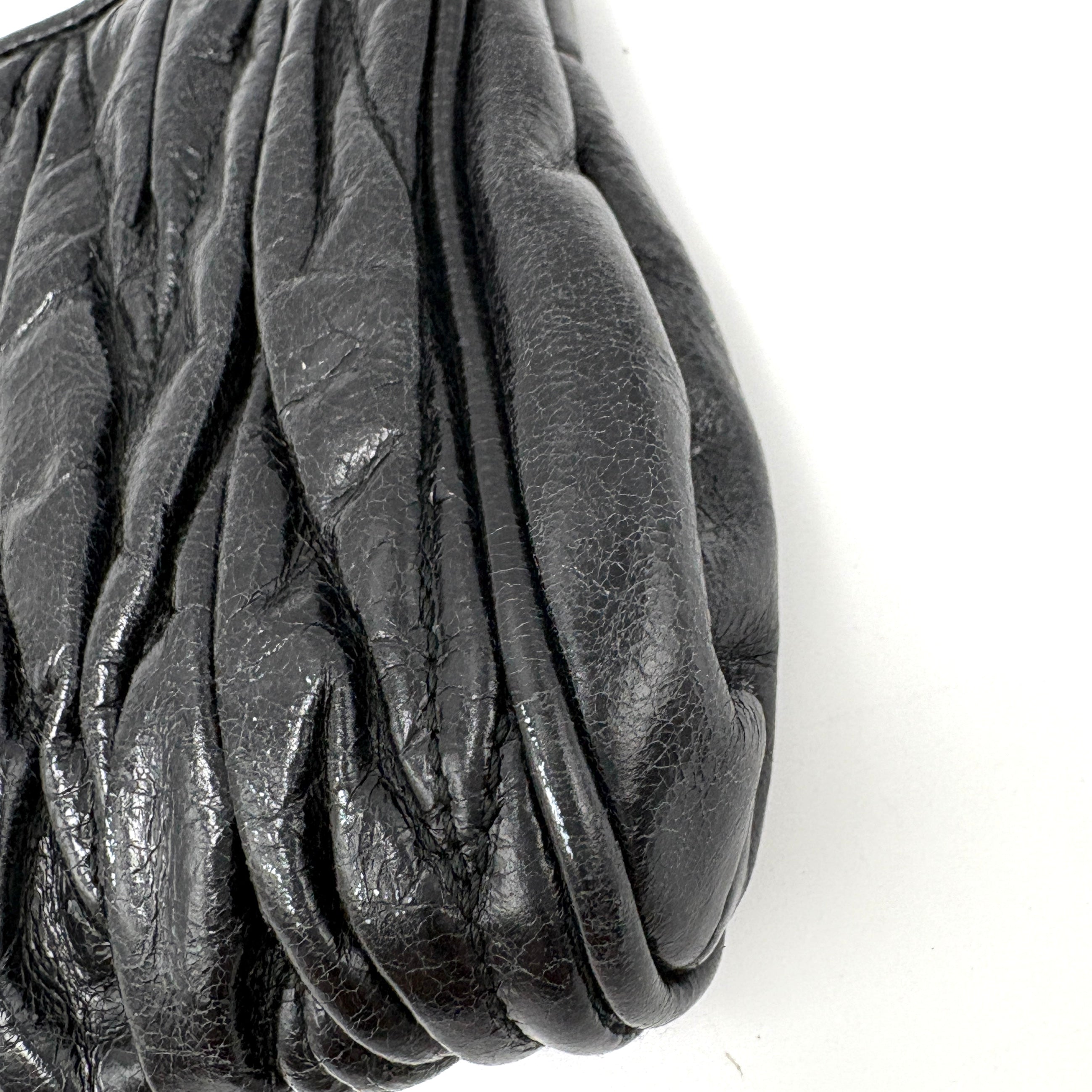 MIU MIU black clutch