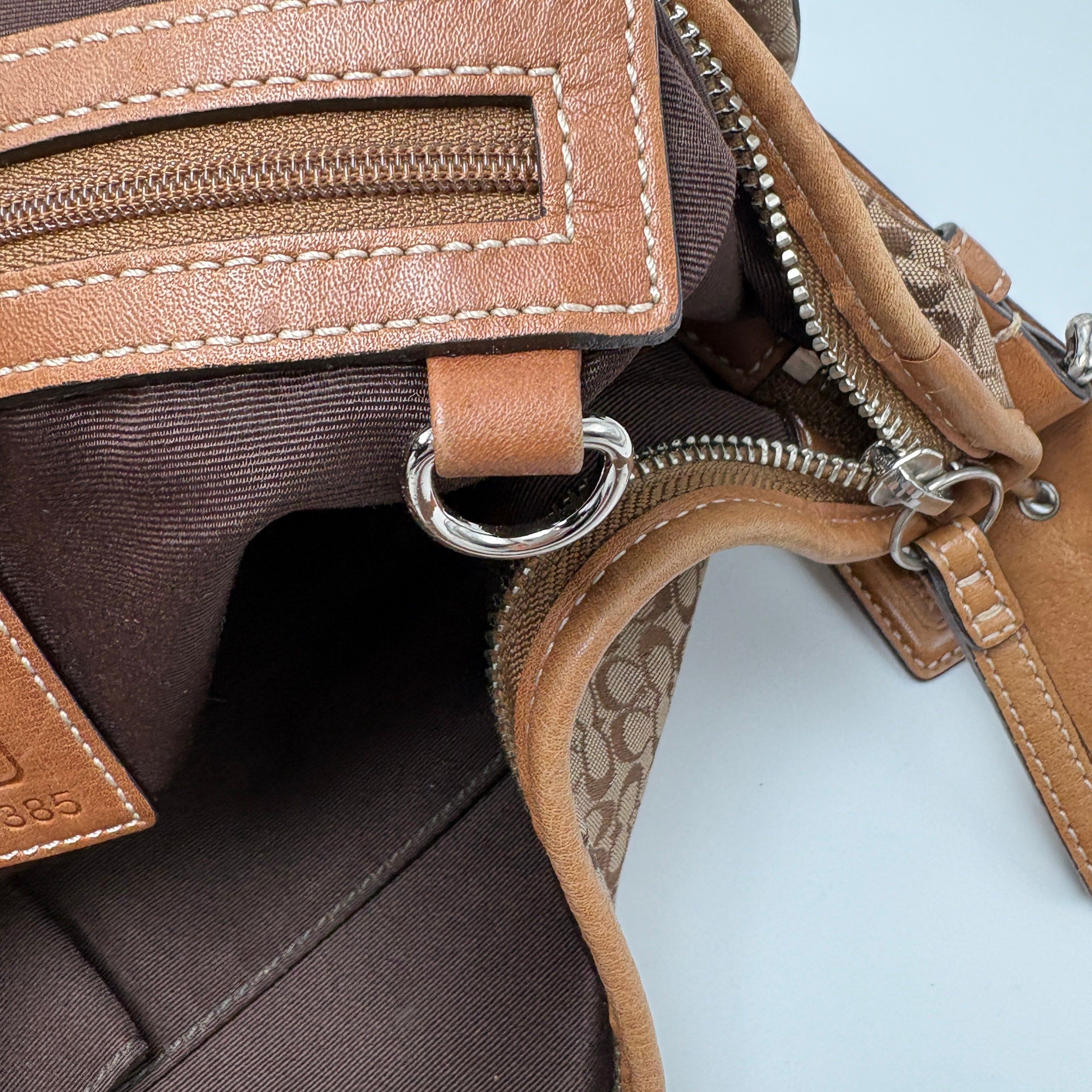 Coach Signature brown bag