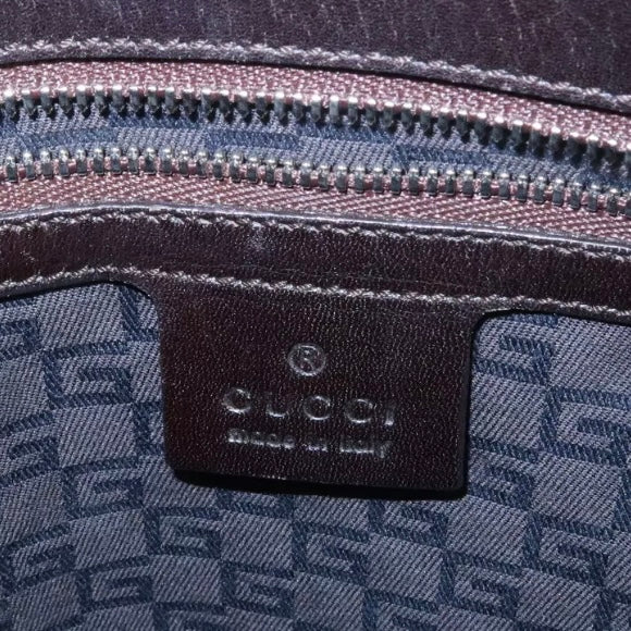 Sherry Interlocking G Canvas Leather