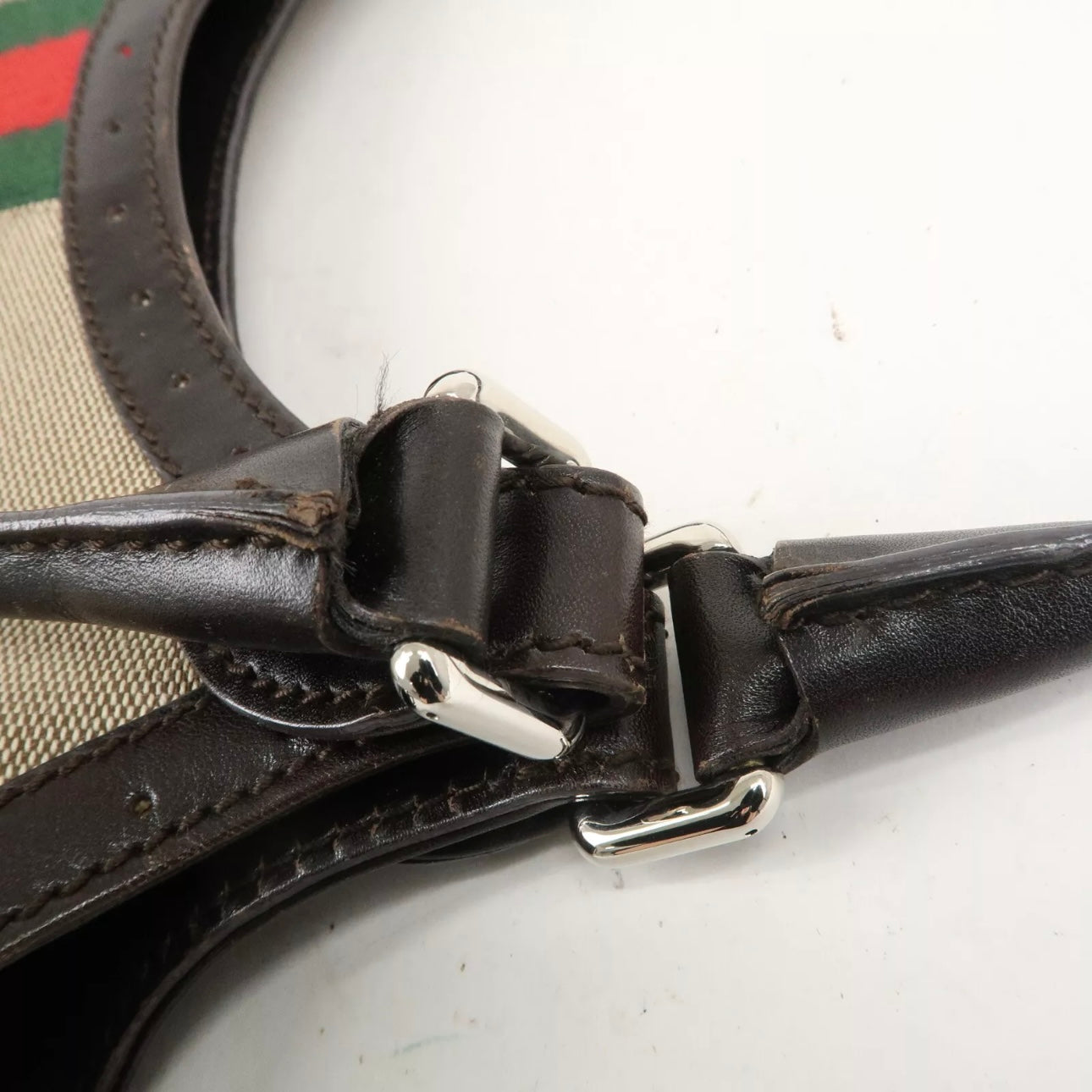 Sherry Interlocking G Canvas Leather