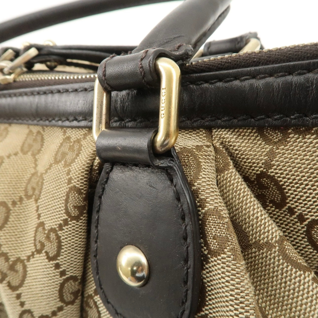 GUCCI Sukey Canvas - Brown GG Canvas