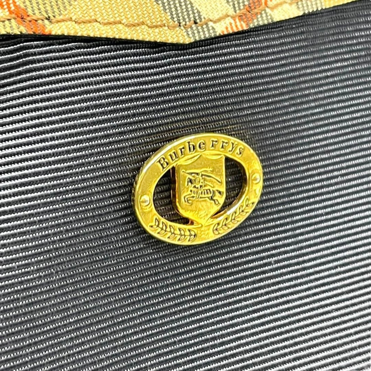 Burberry Mini Handbag - Canvas Nova Check Navy