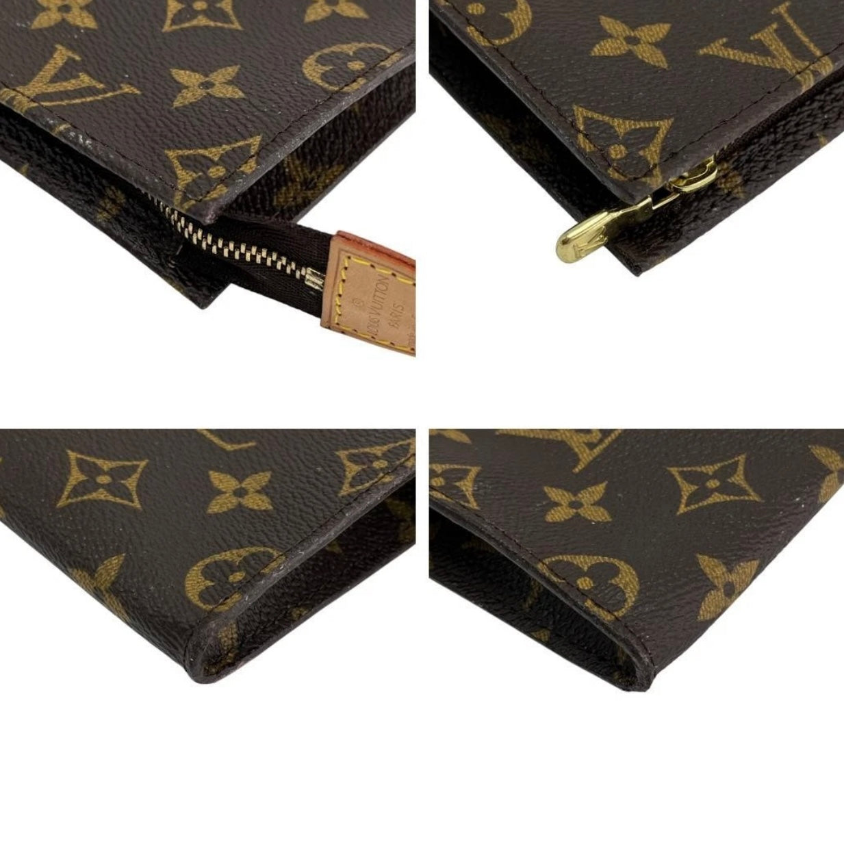 LOUIS VUITTON Cosmetics pouch 15 Monogram Clutch Bag