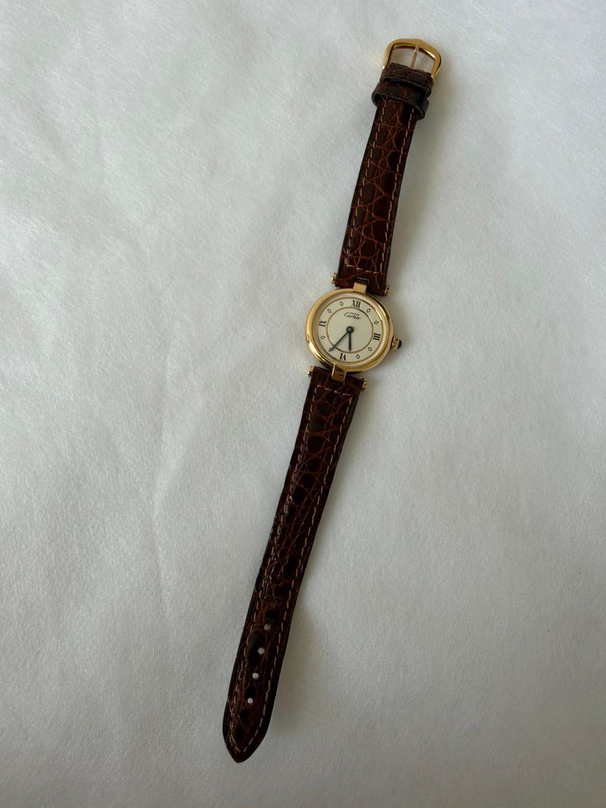 Cartier Vendome Wristwatch - Gold, Stainless Steel