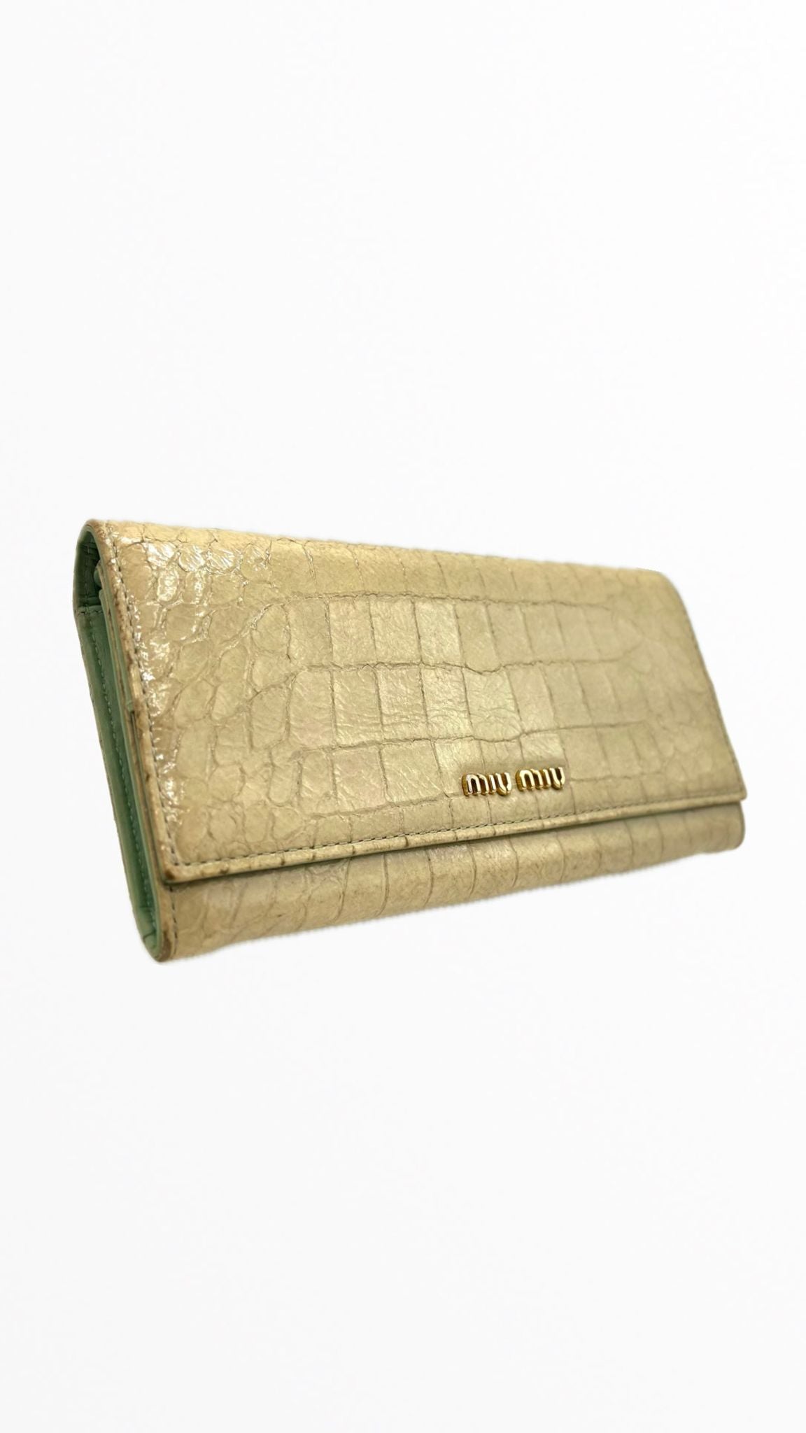 Miu Miu Leather Bifold Wallet