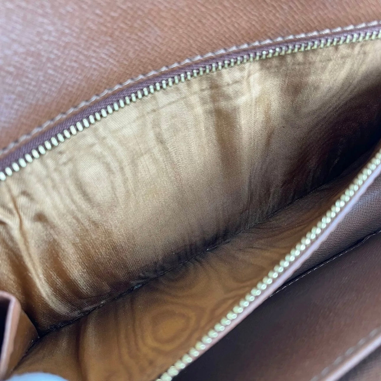 Louis Vuitton Monogram Pochette Dam PM Leather Brown Clutch bag