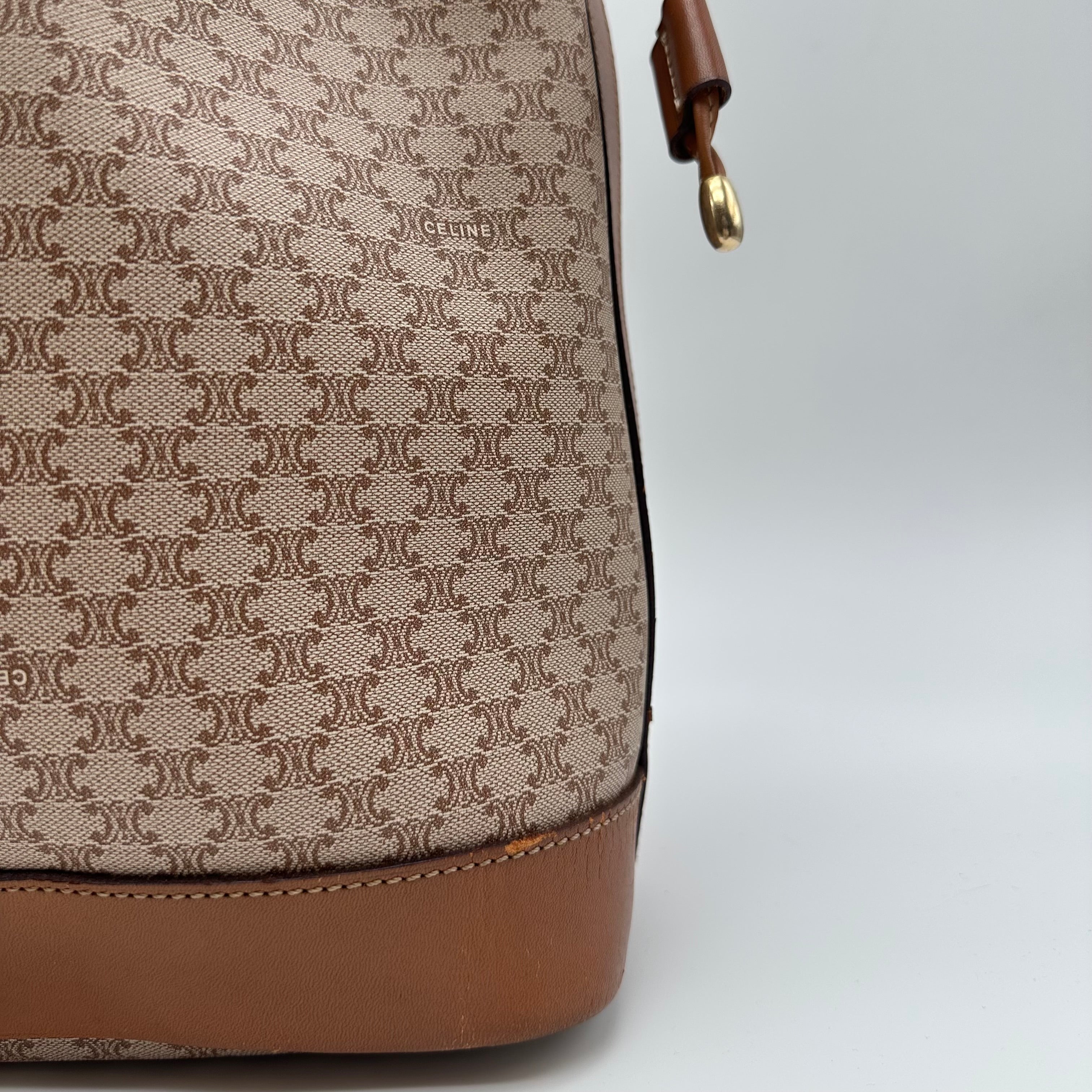Celine Macadam Shoulder Bucket bag
