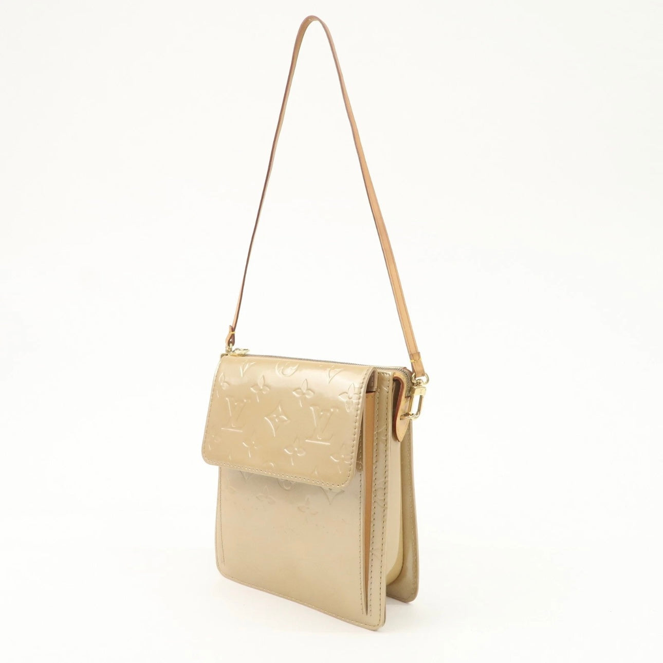 Louis Vuitton Monogram Vernis Motte Shoulder Bag Noisette